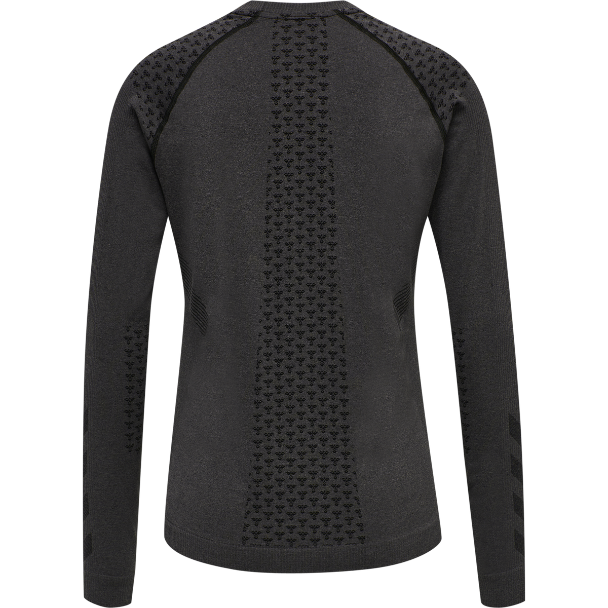 hummel Ci Seamless T-shirt L/S Black Melange