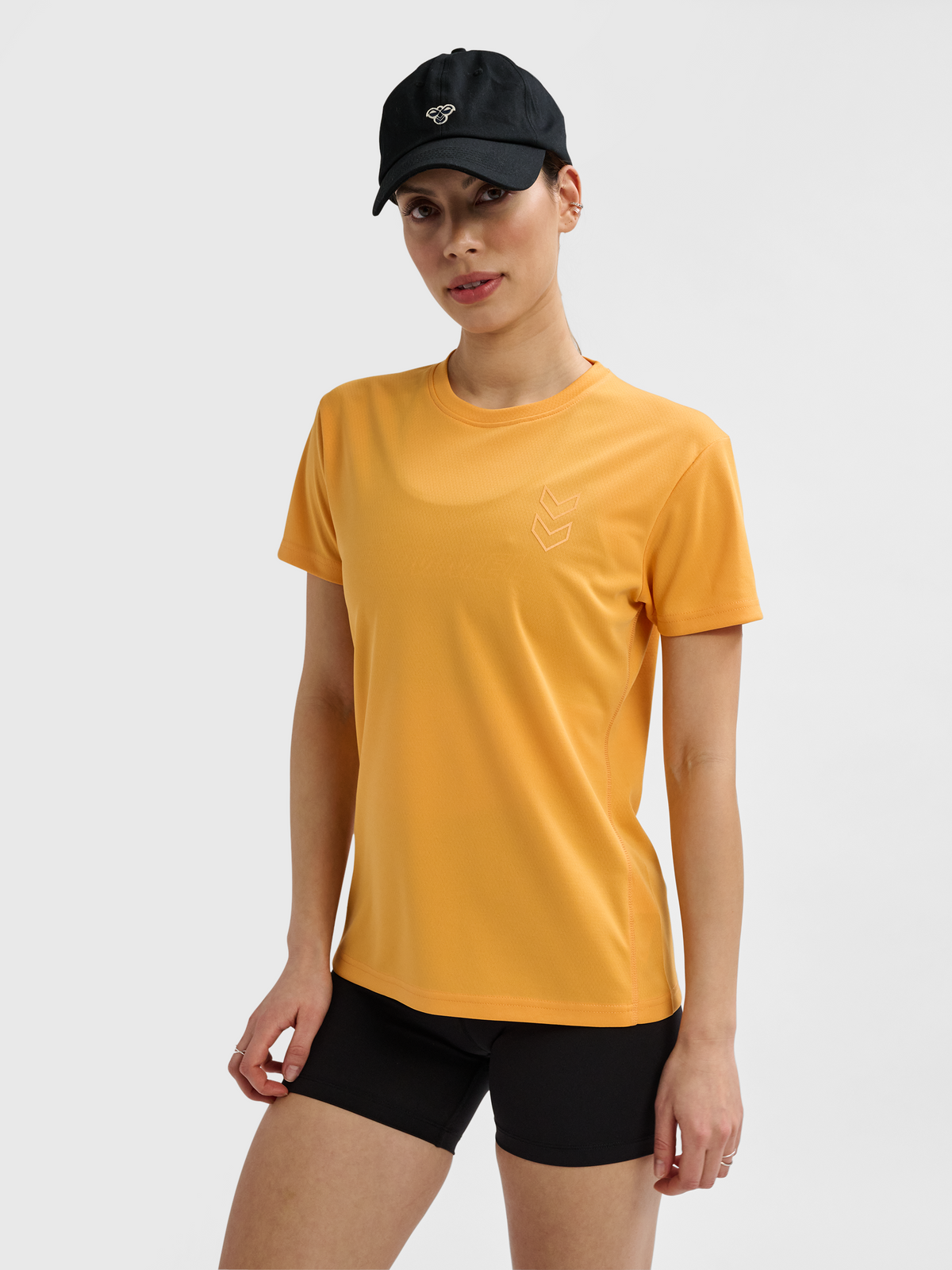hummel Active Pl Jersey S/S Woman Blazing Orange