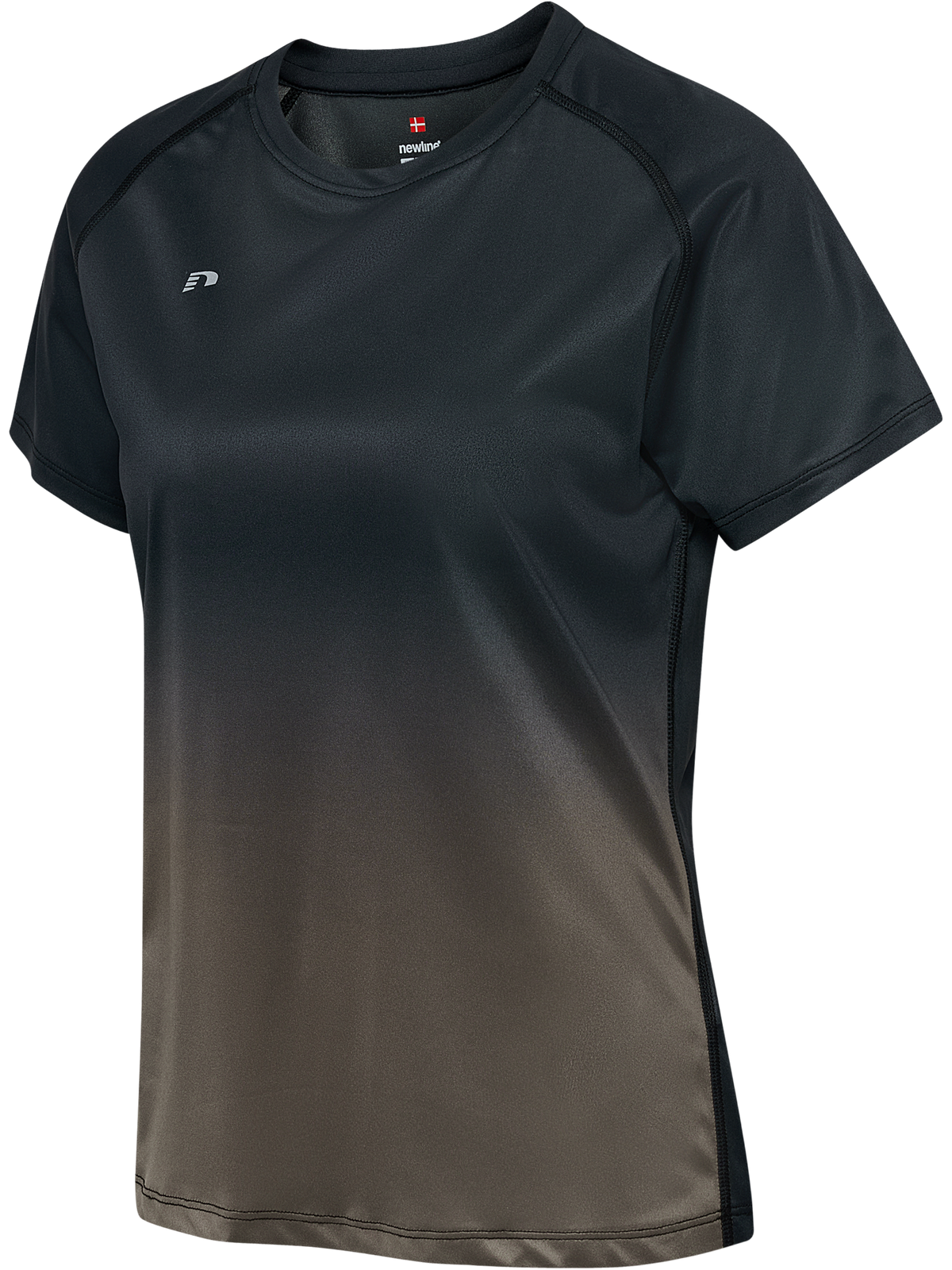 Newline Beat Gradient W T-shirt Black Iris
