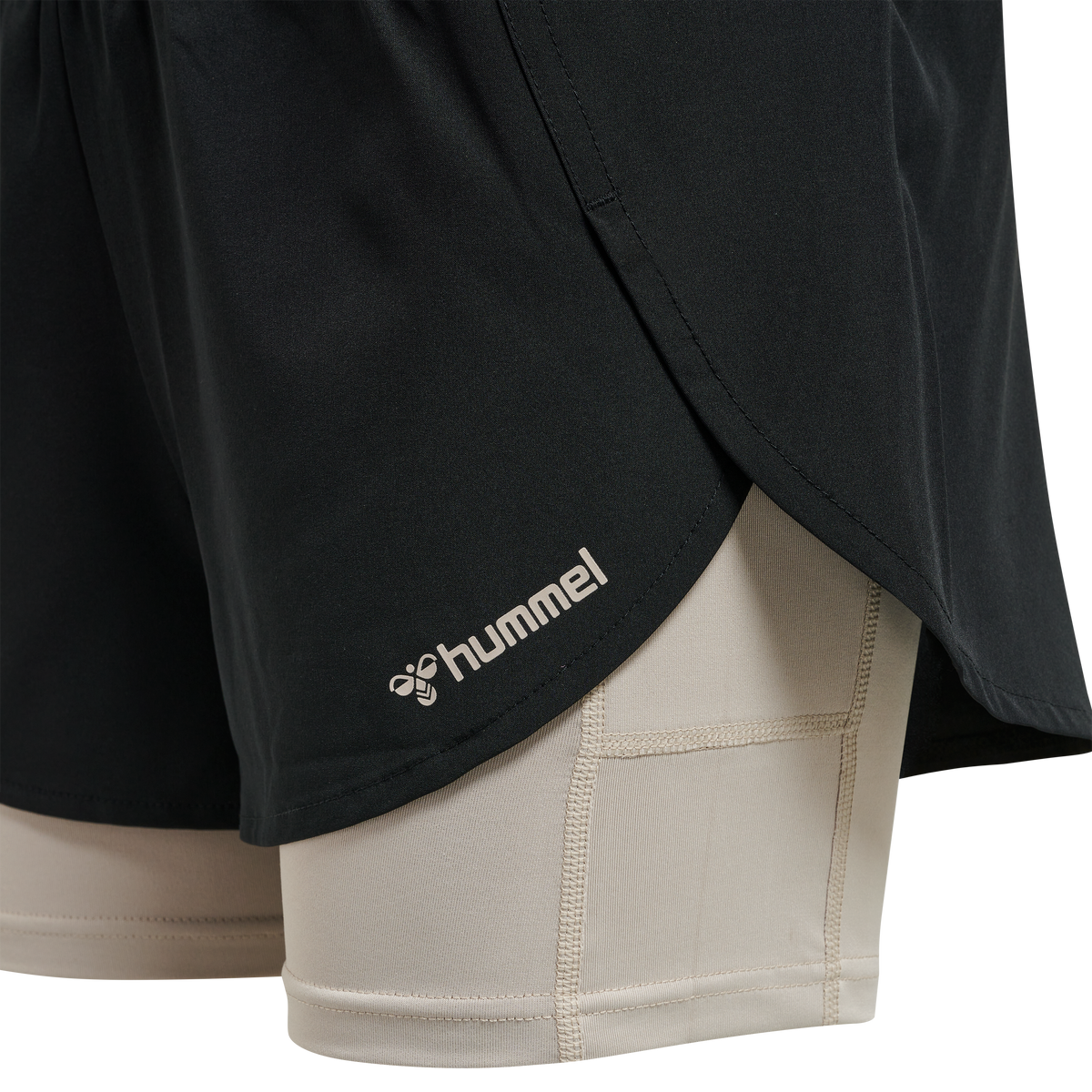 hummel Mt Track 2 In 1 Shorts Black