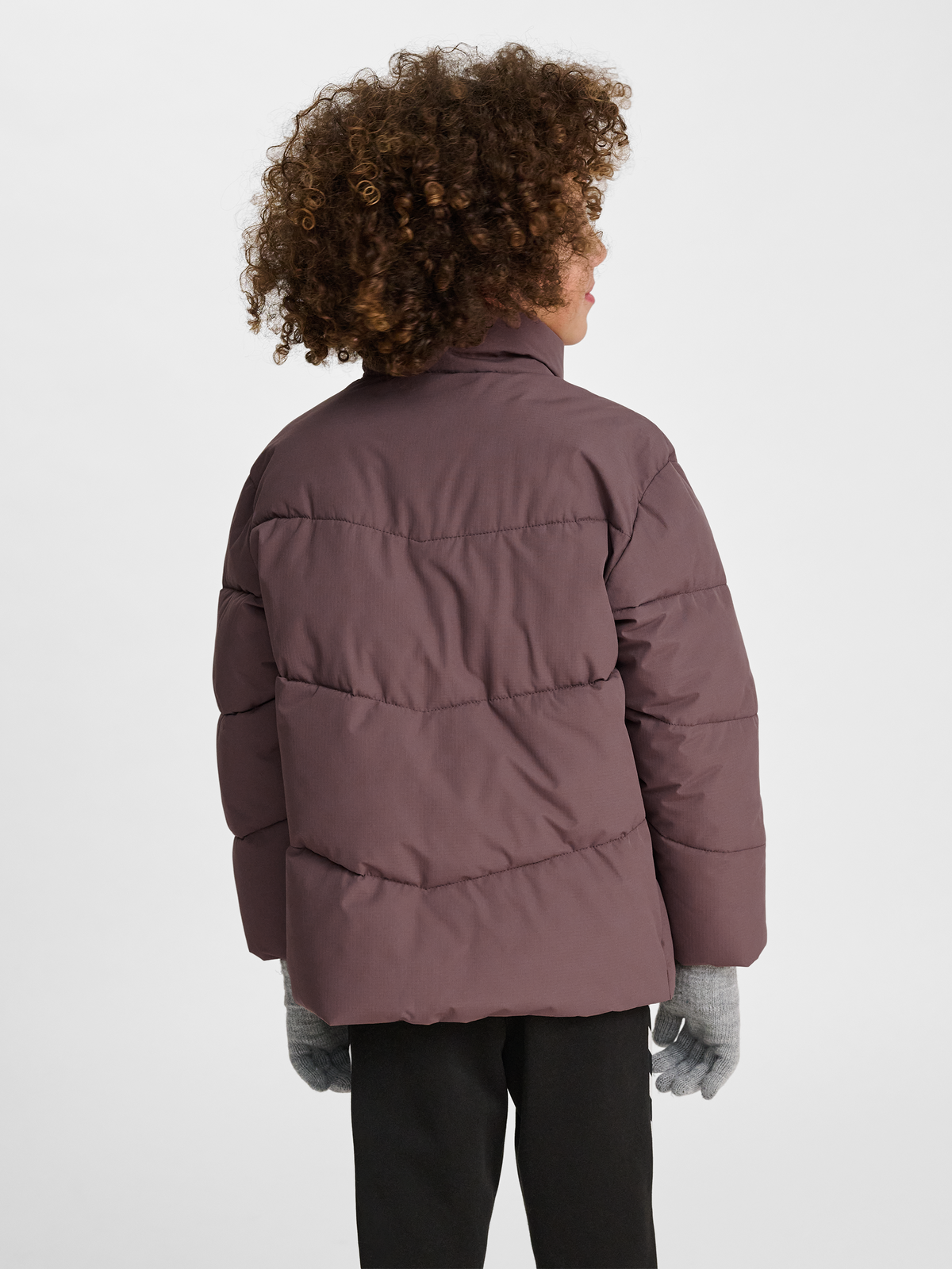 hummel Jr Puffer Jacket Peppercorn