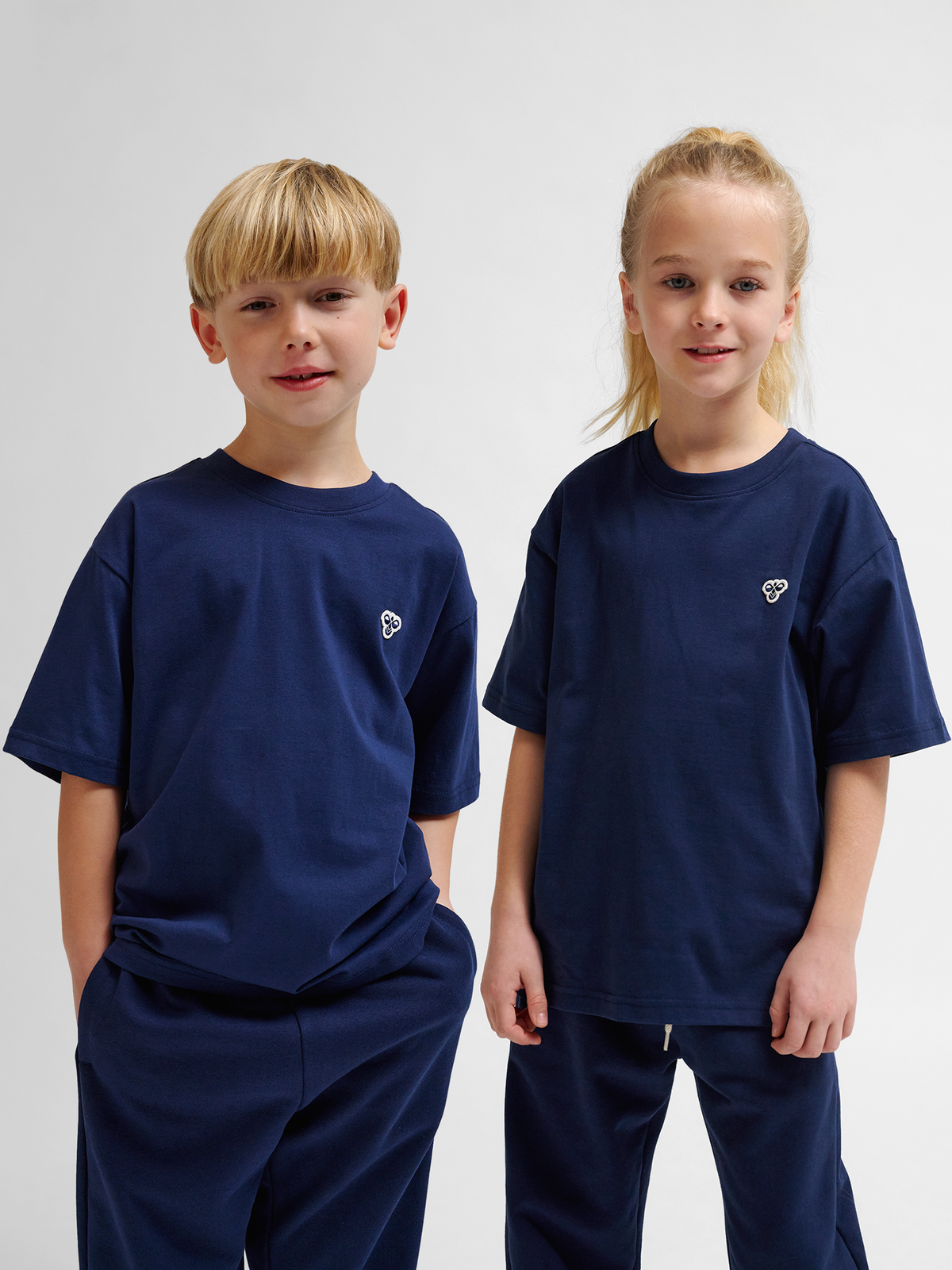 hummel Jr Loose T-shirt S/S Bee Dress Blues