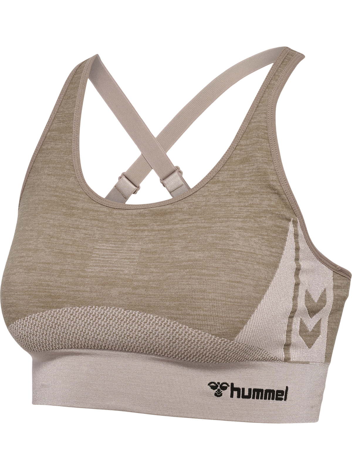 hummel Clea Seamless Sports Top Chateau Gray/Driftwood Melange