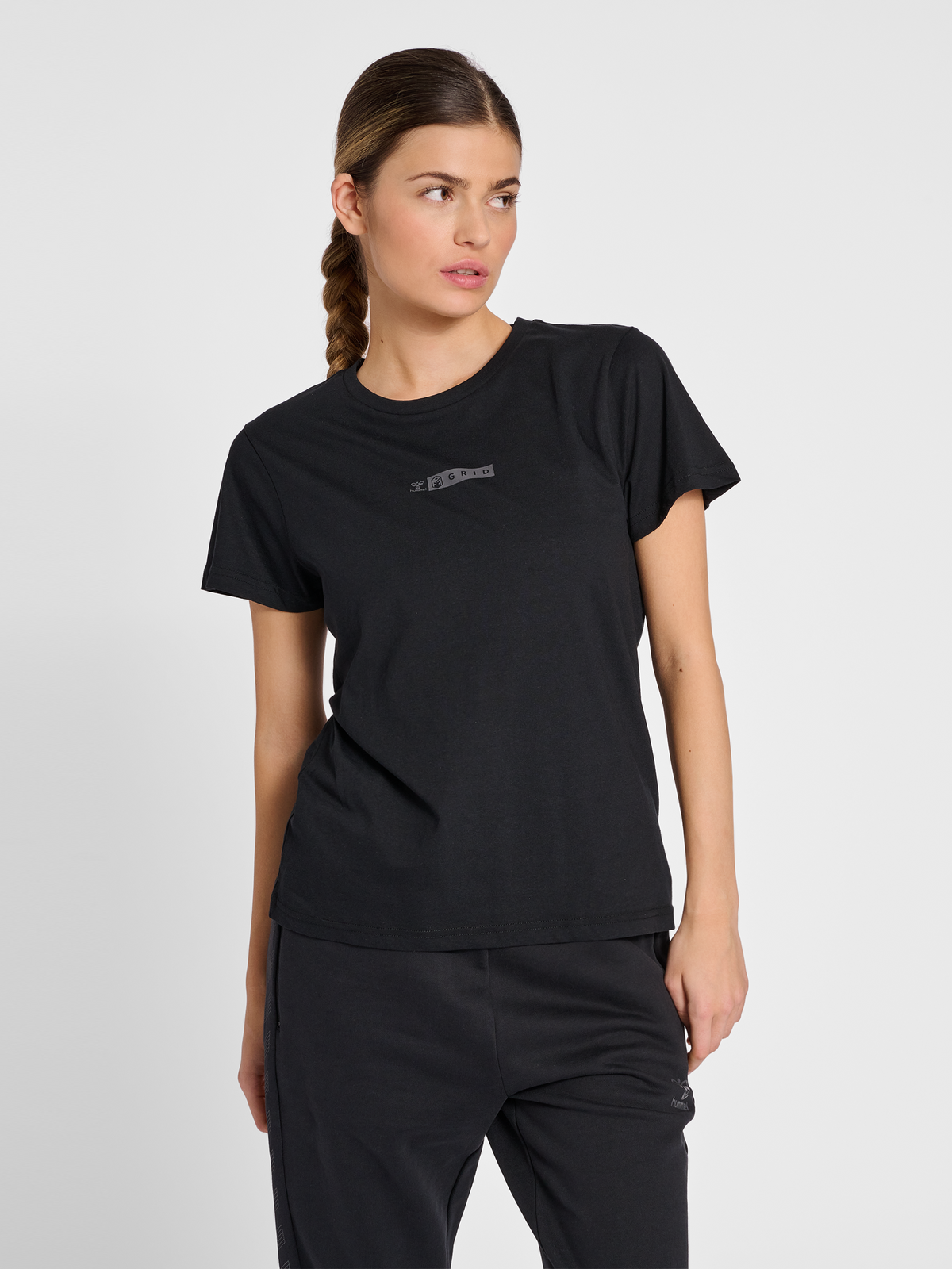 hummel Offgrid Tee S/S Wo Jet Black/Forged Iron