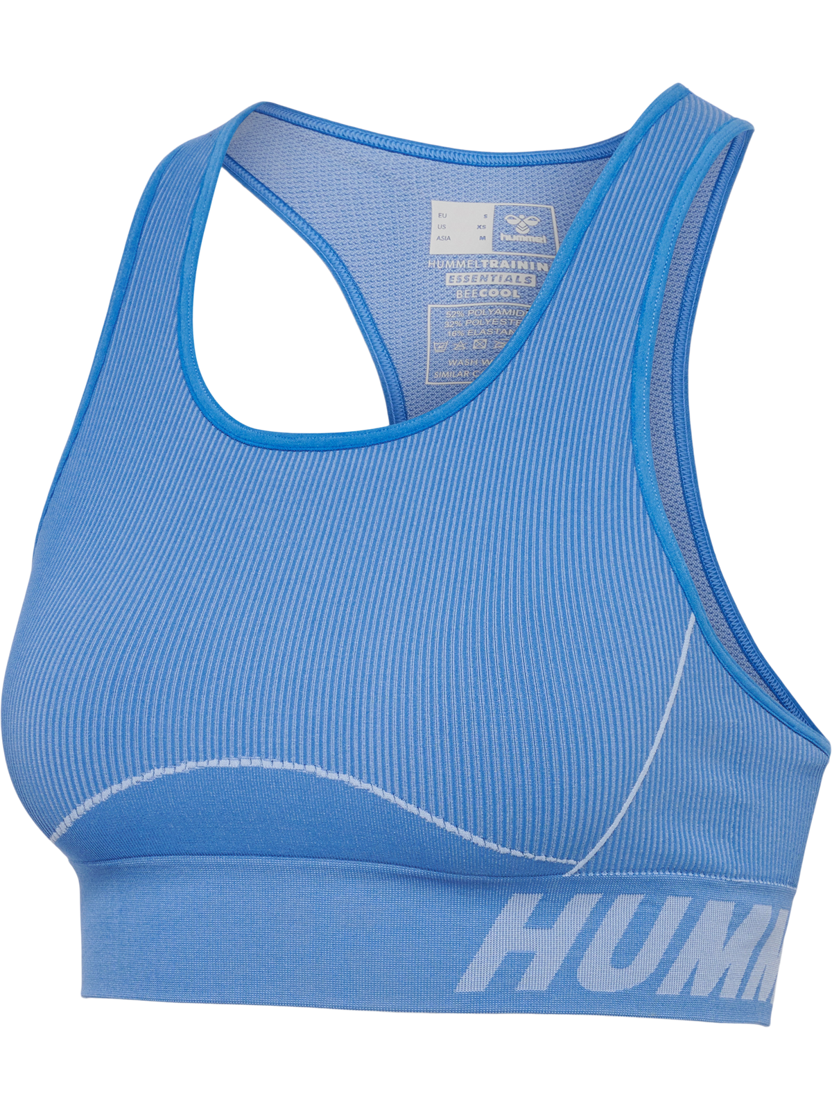 hummel Te Christel Seamless Sports Top Riviera/Blue Bell Melange