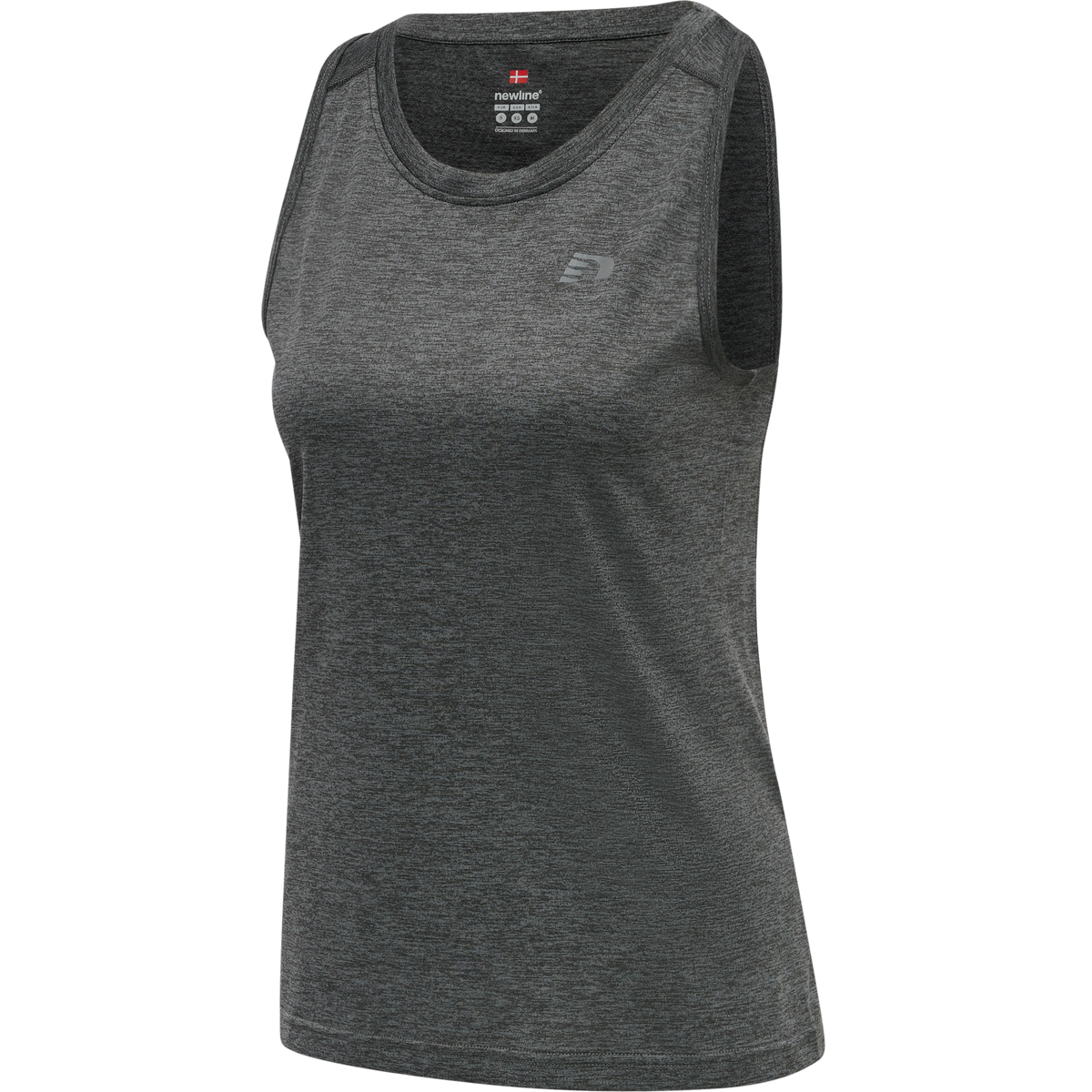 Newline Women Running Singlet Forged Iron Melange