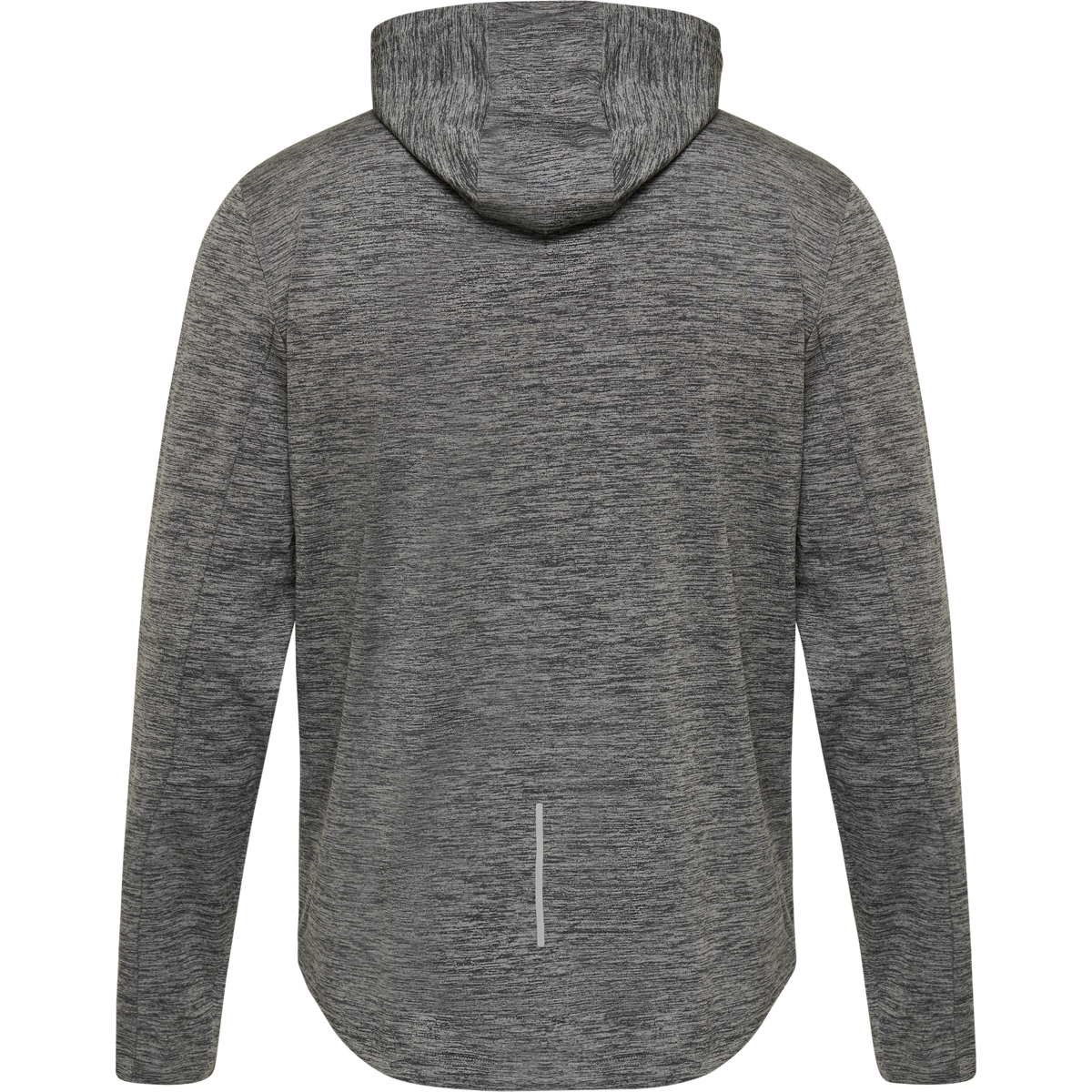 hummel Aston Zip Hoodie Dark Grey Melange