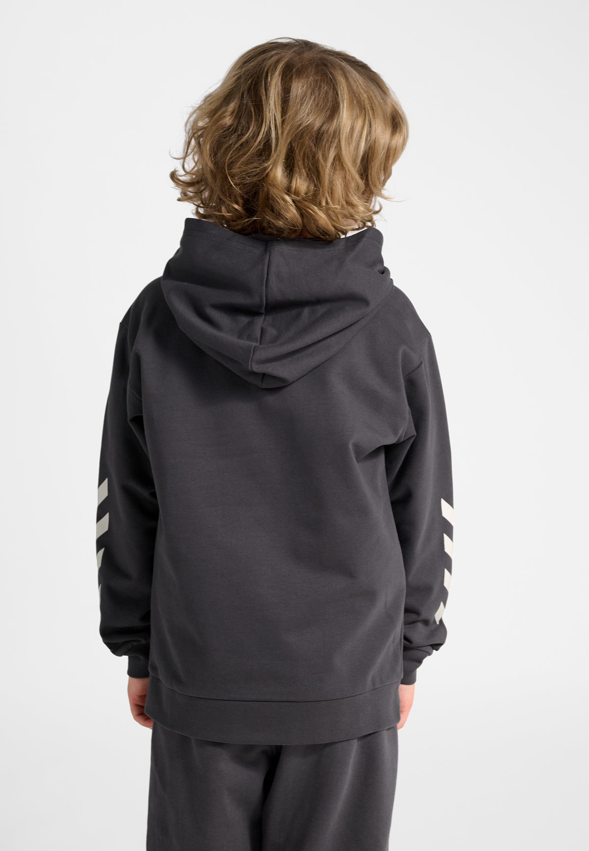 hummel Jr Logo Hoodie Ebony