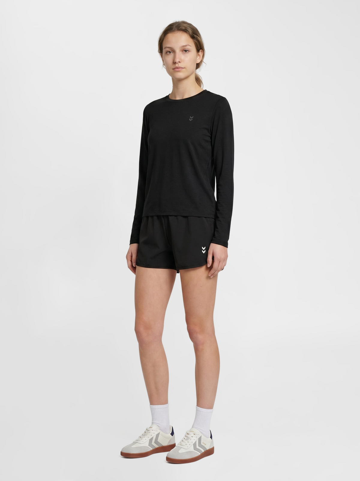 hummel Training W Curved Shorts Black