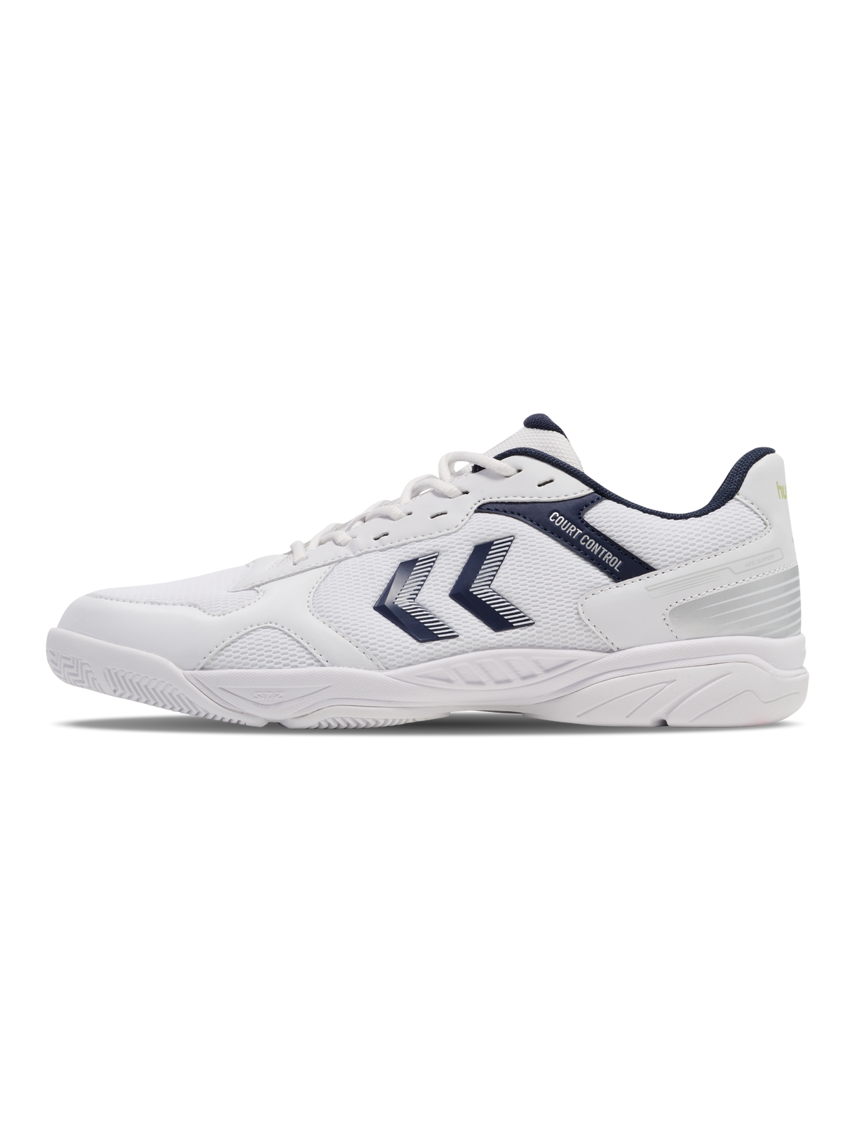 hummel Court Control II White/Black Iris