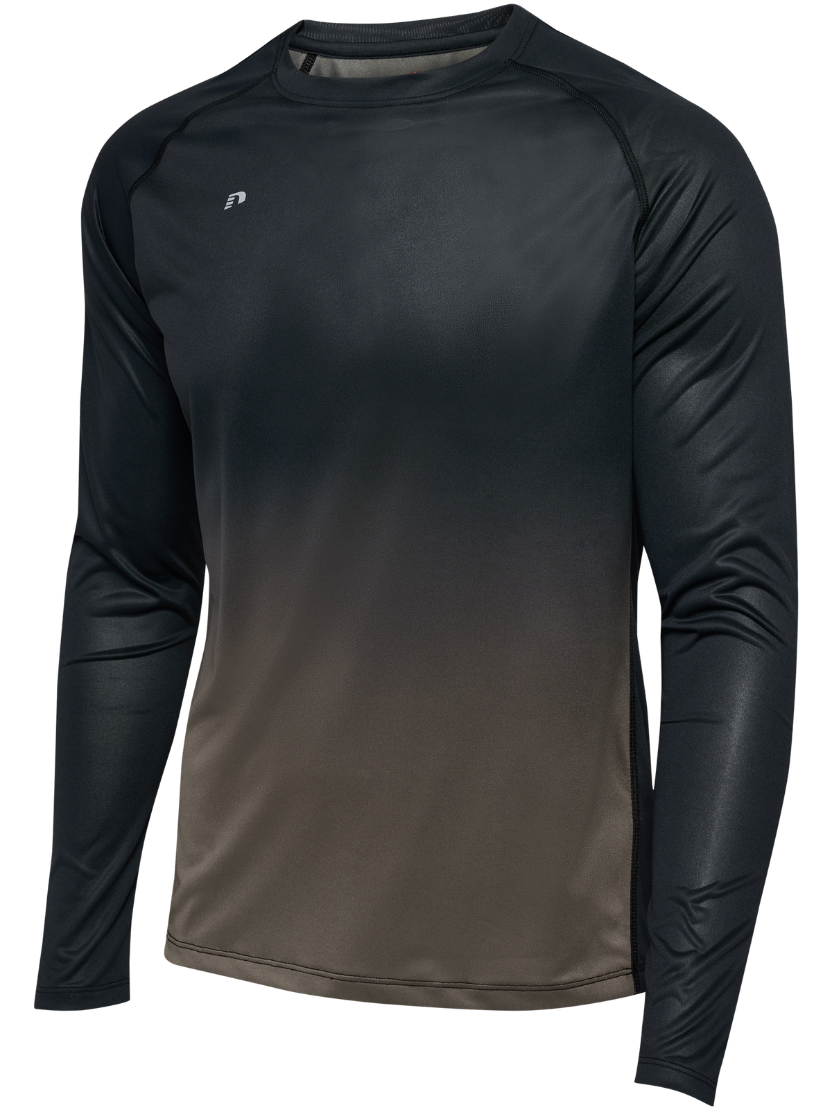 Newline Beat Gradient T-shirt L/S Black Iris