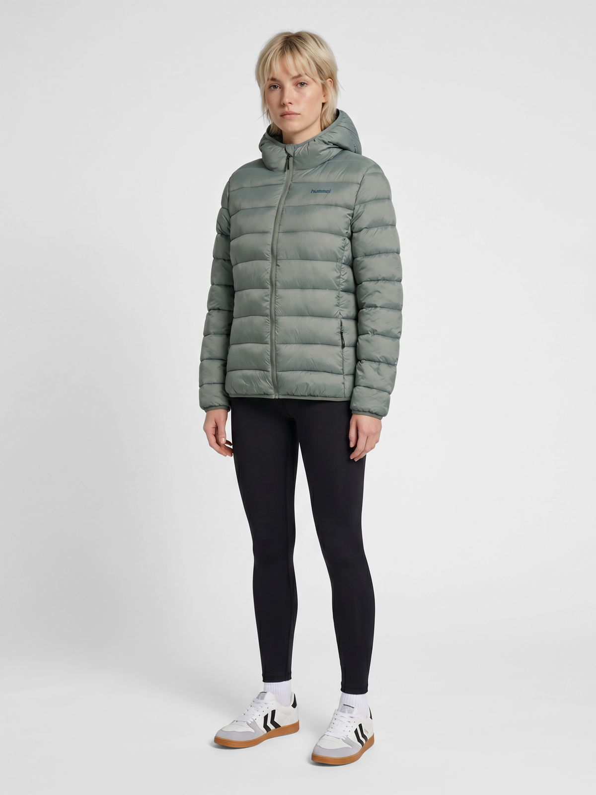 hummel Lightweight W Puffer Jacket Castor Gray