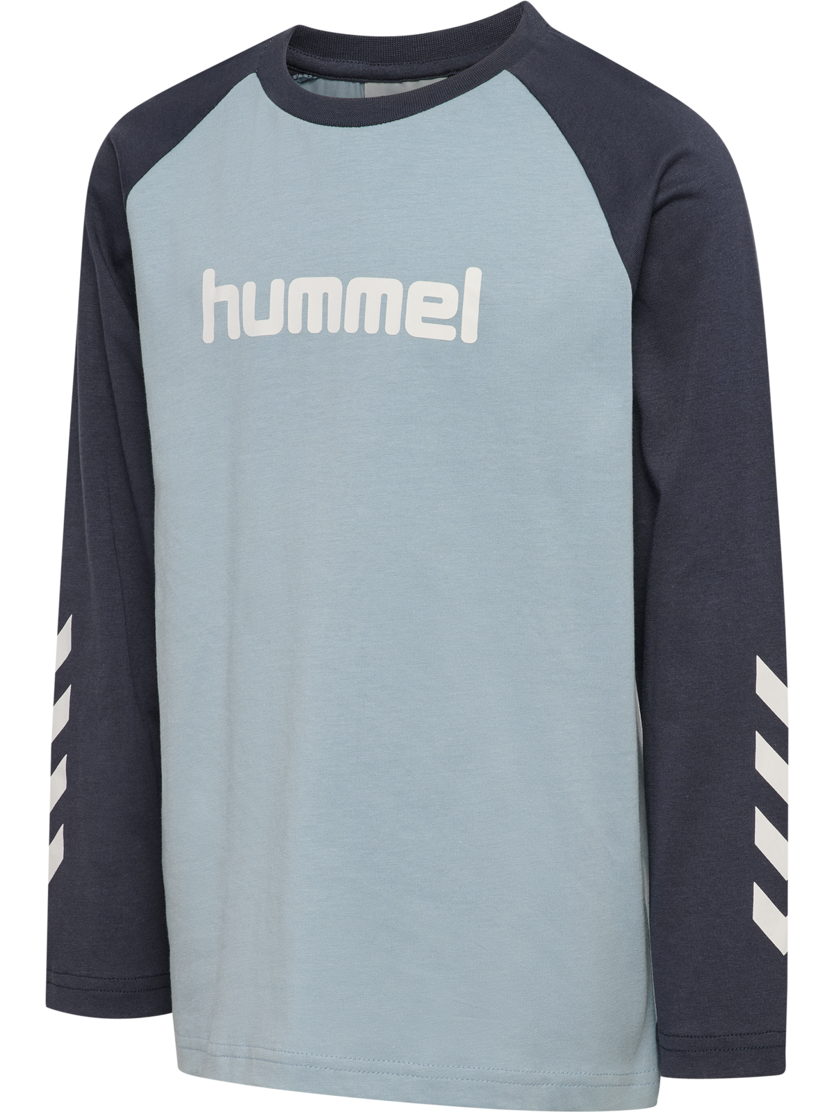 hummel Jr Logo T-shirt L/S Dusty Blue