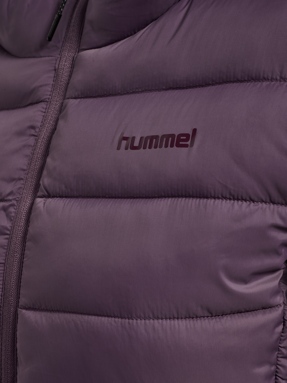 hummel Lightweight W Puffer Jacket Black Plum