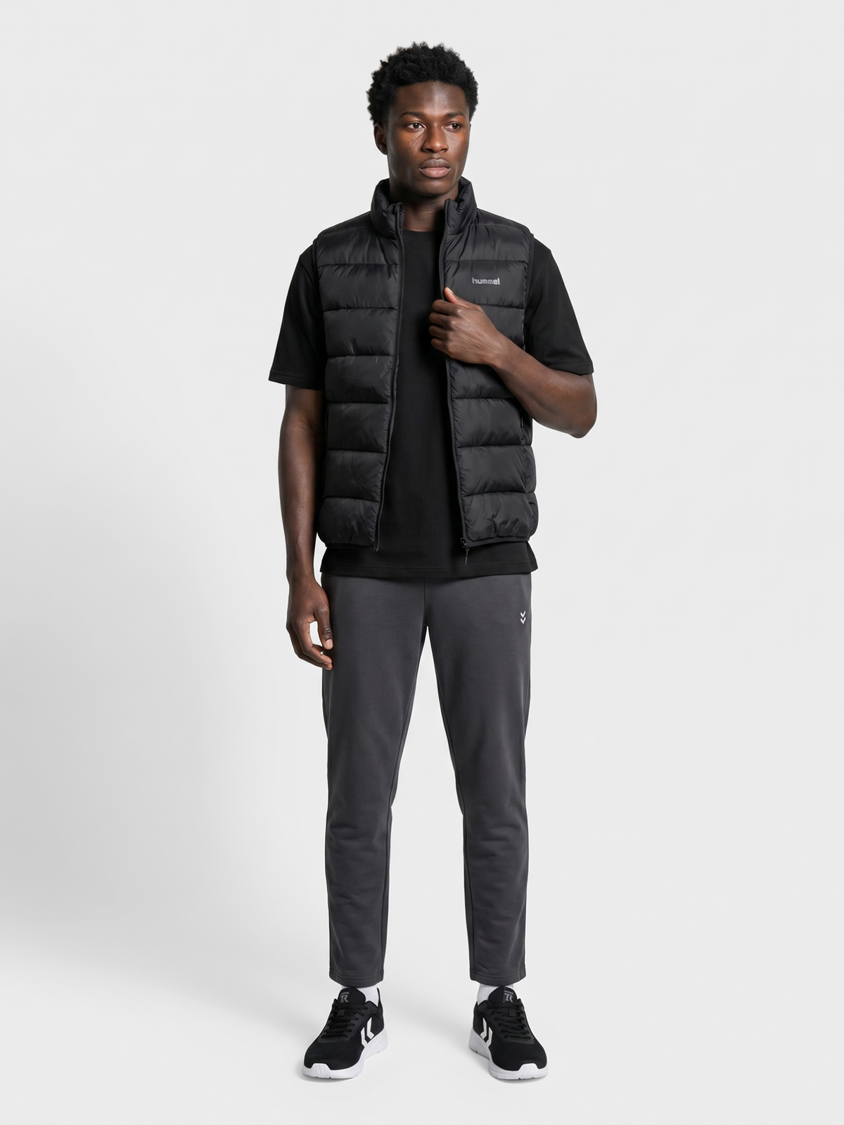 hummel Lightweight Puffer Vest Black