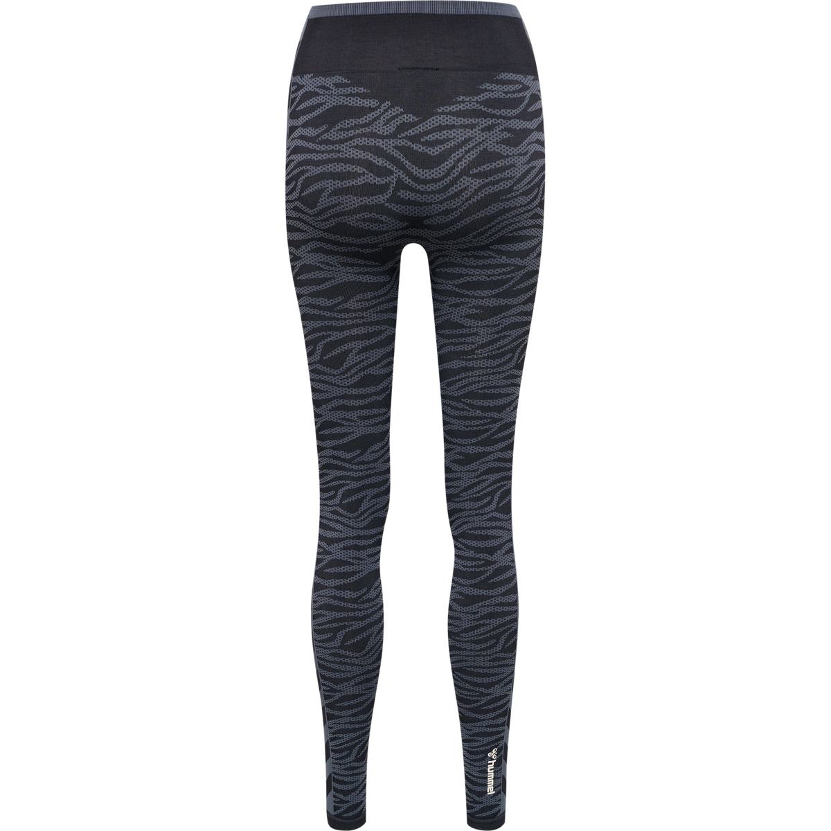 hummel Mt Saga Seamless MW Tights Black/Asphalt Melange