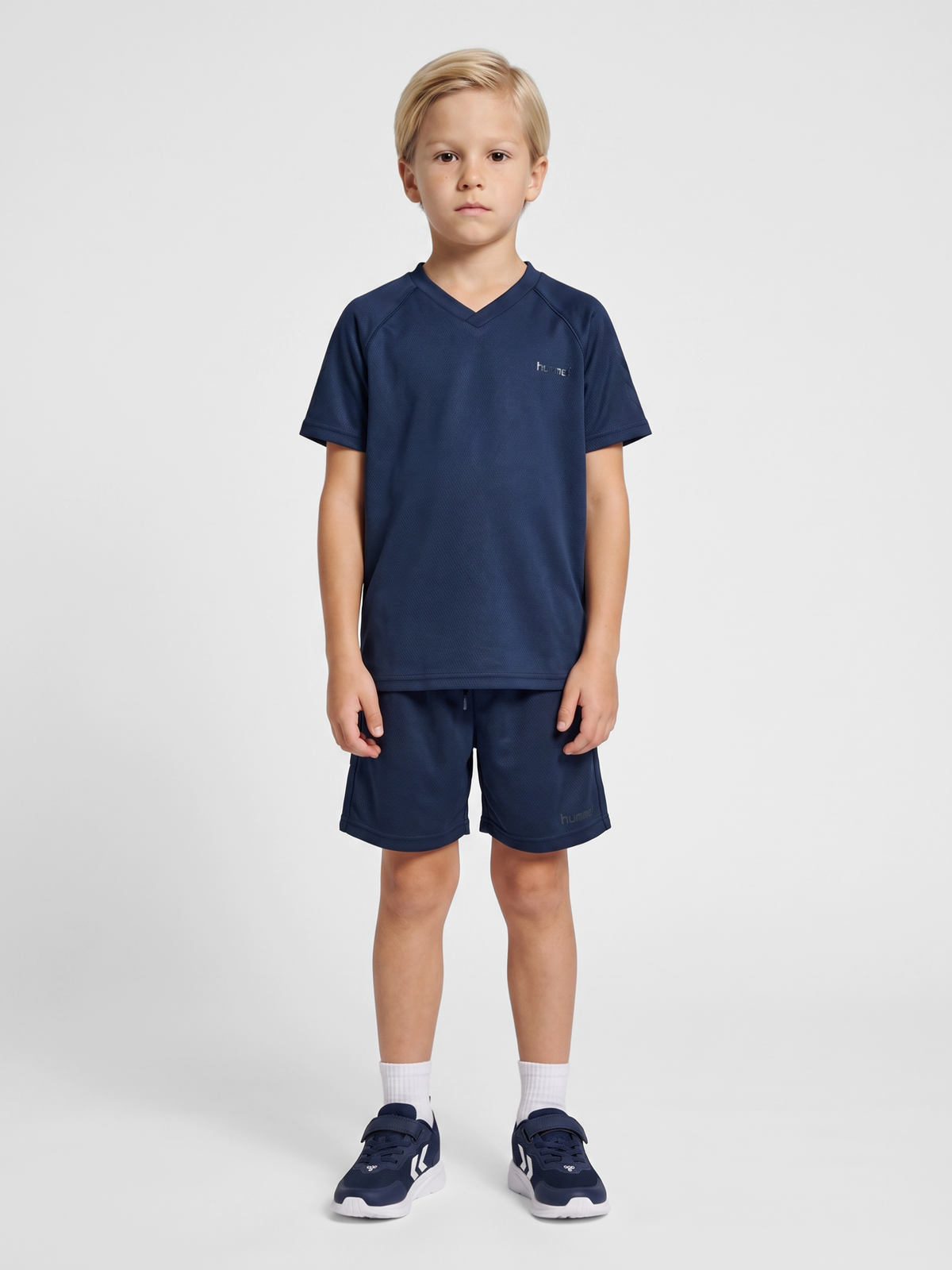 hummel Jr Reg Active Shorts Dress Blues