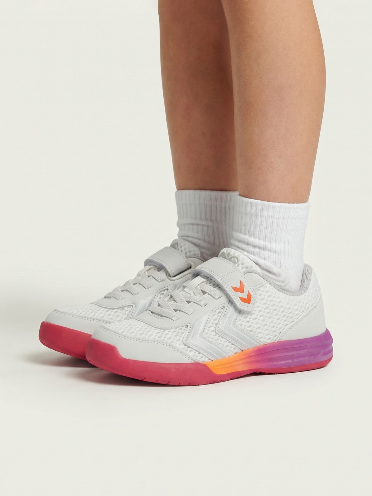 hummel Multiplay Flex Vc Jr White/Pink