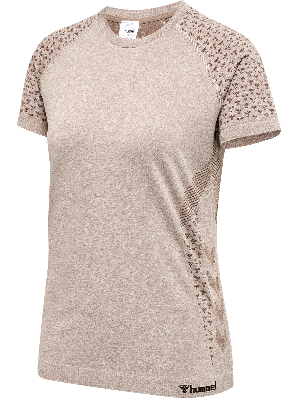 hummel Ci Seamless T-shirt Driftwood Melange