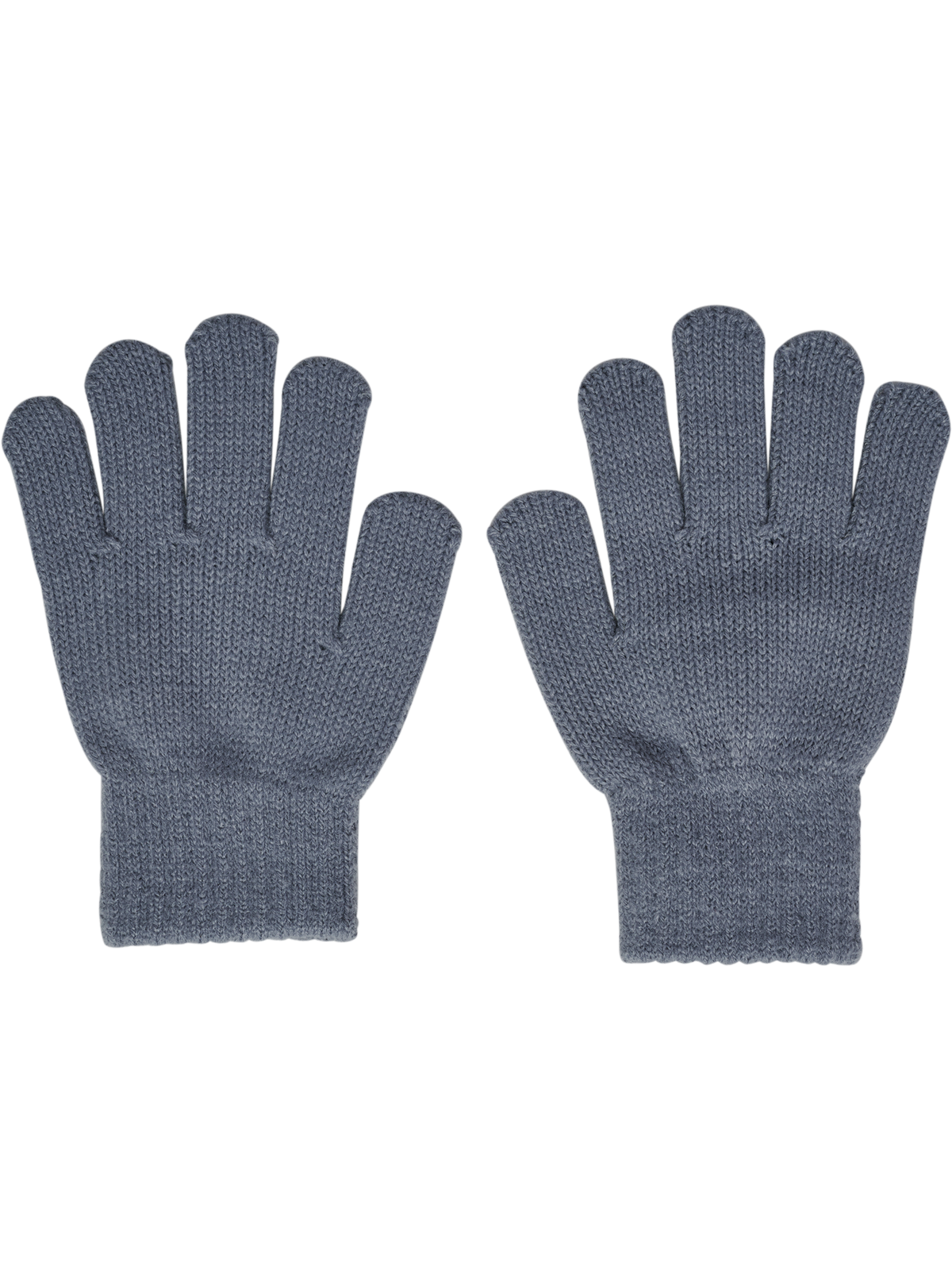 hummel Jr Knit Gloves 2-PACK Flint Stone