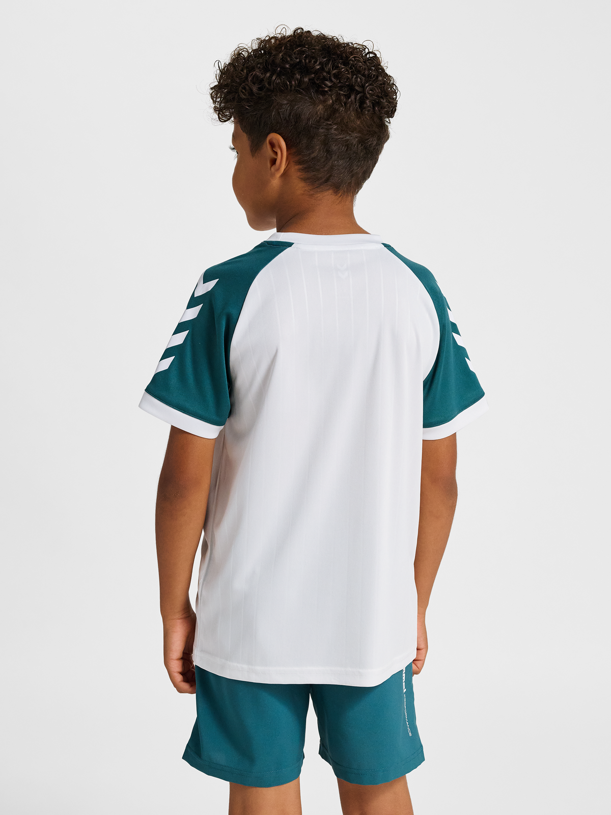 hummel Jr Stripe T-shirt S/S White