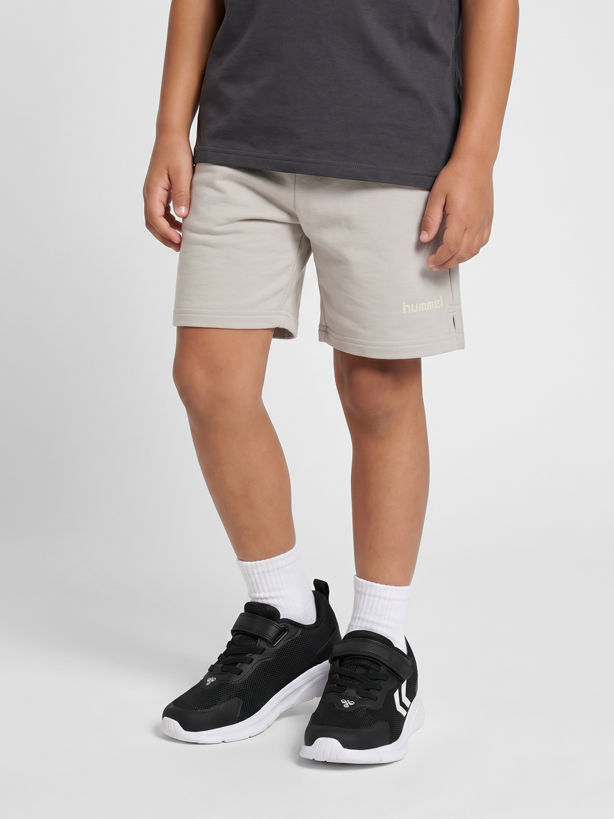 hummel Jr Light Sweat Shorts Lunar Rock