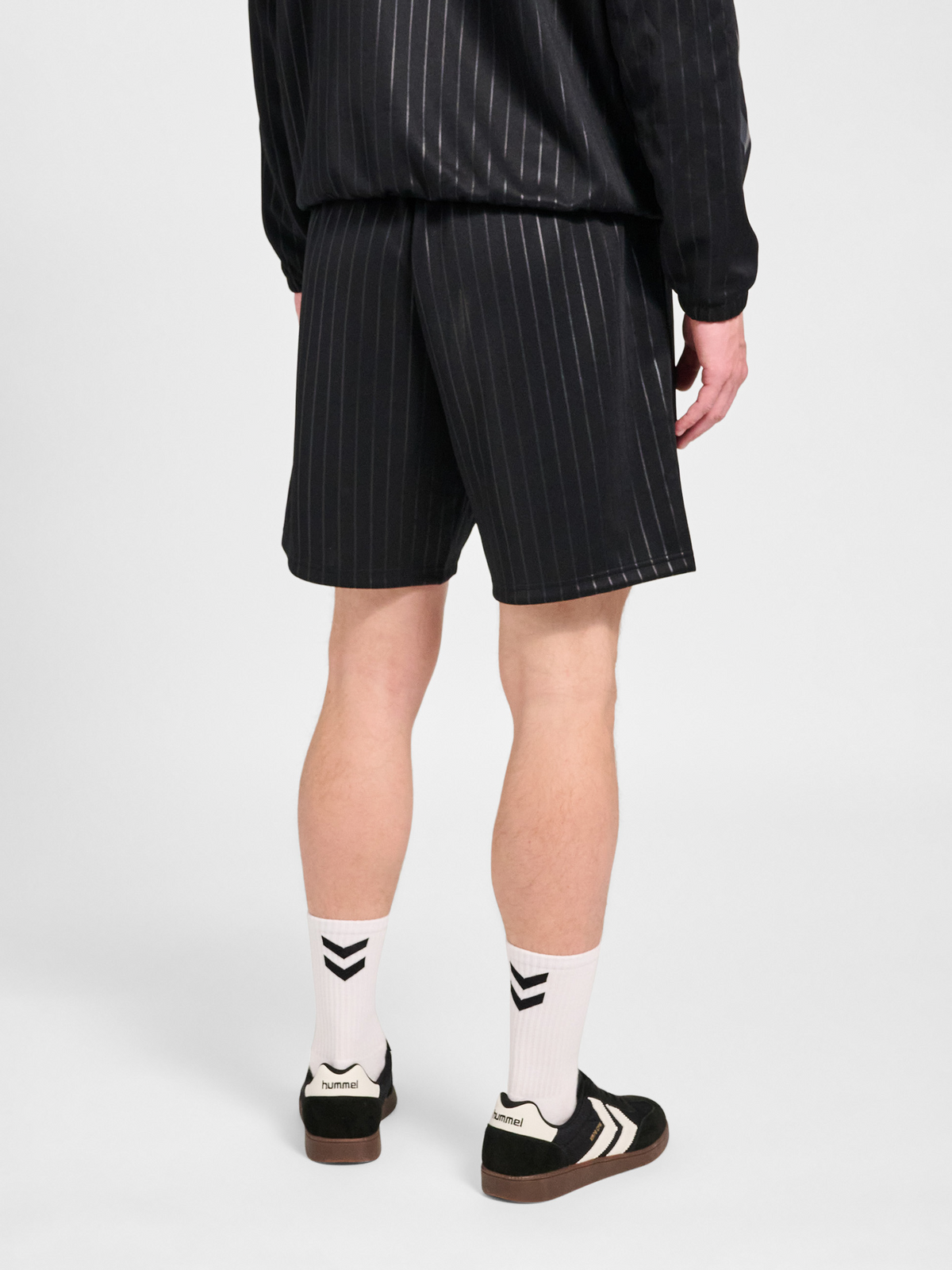 hummel Stripe Shorts Black