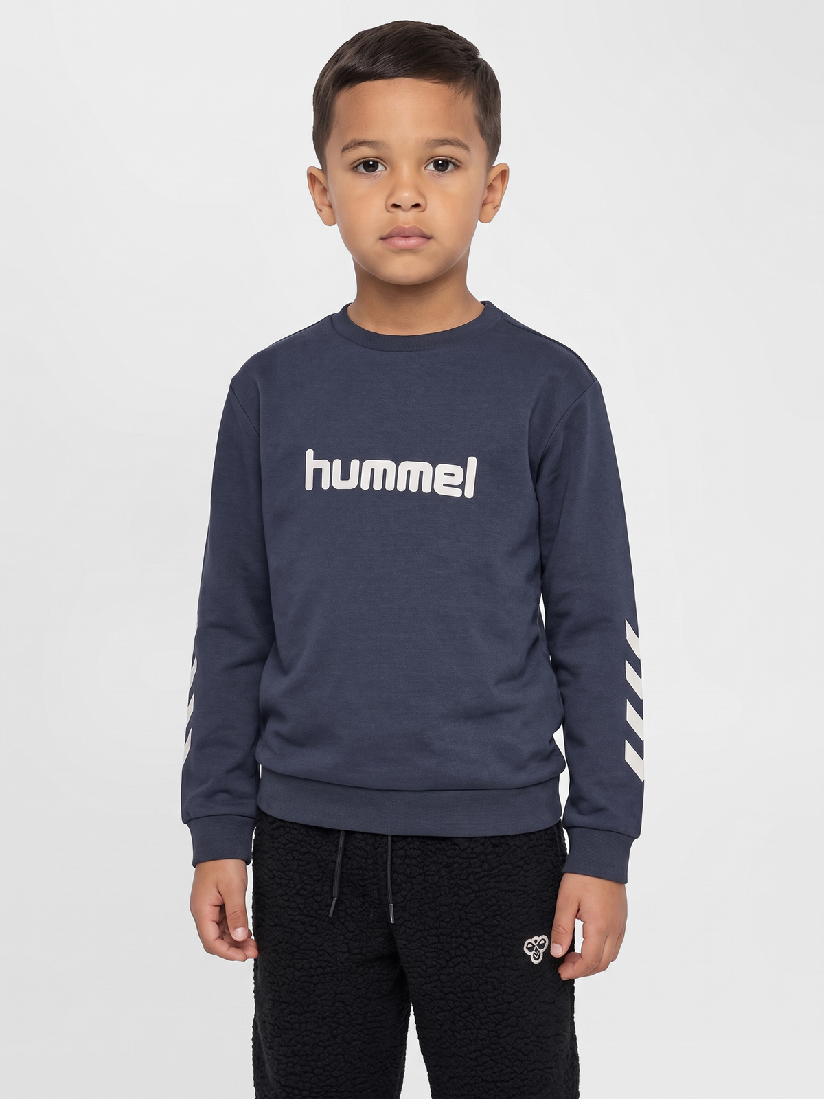 hummel Jr Reg Logo Sweatshirt Ombre Blue