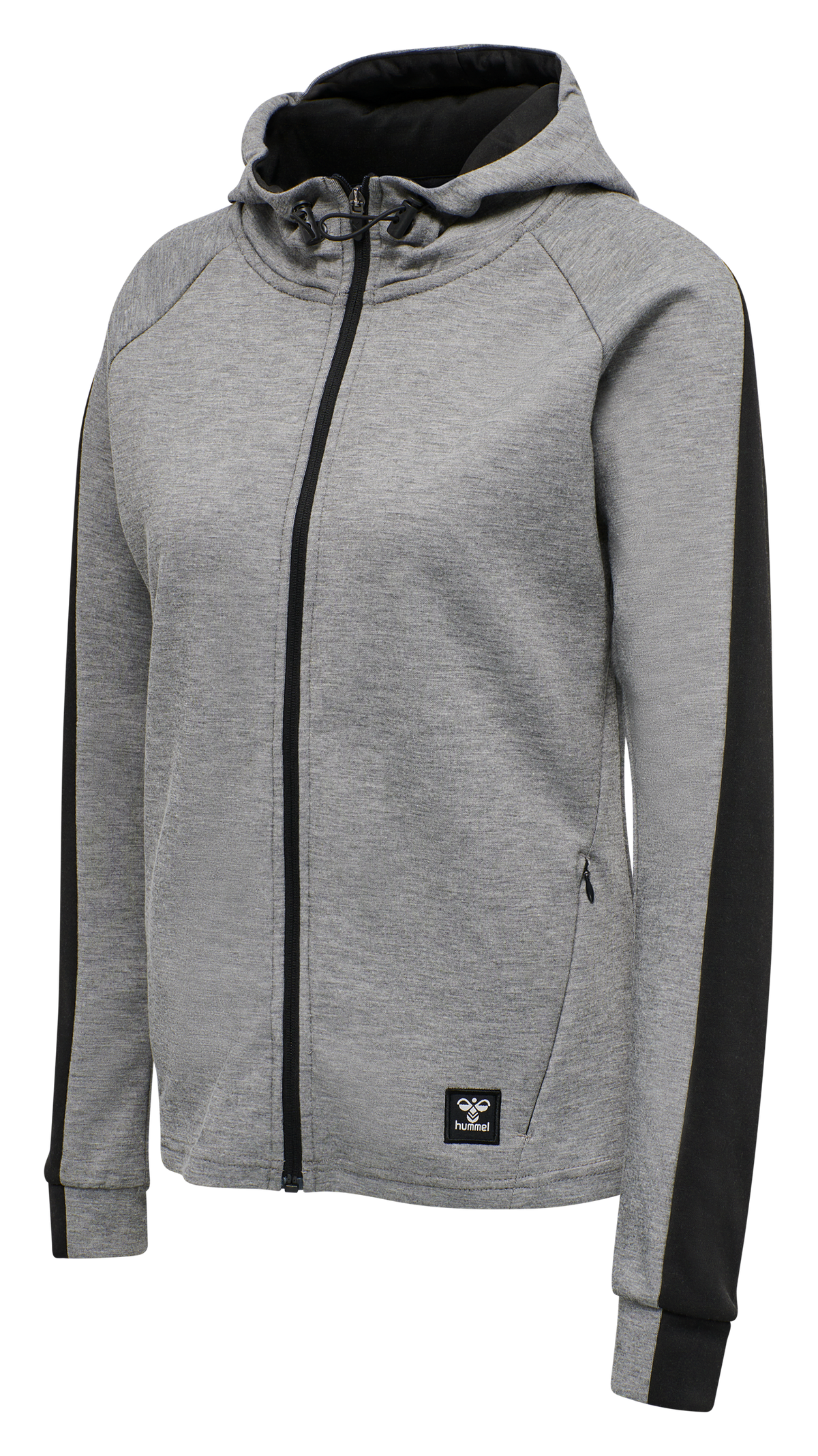 hummel Essi Zip Hoodie Grey Melange