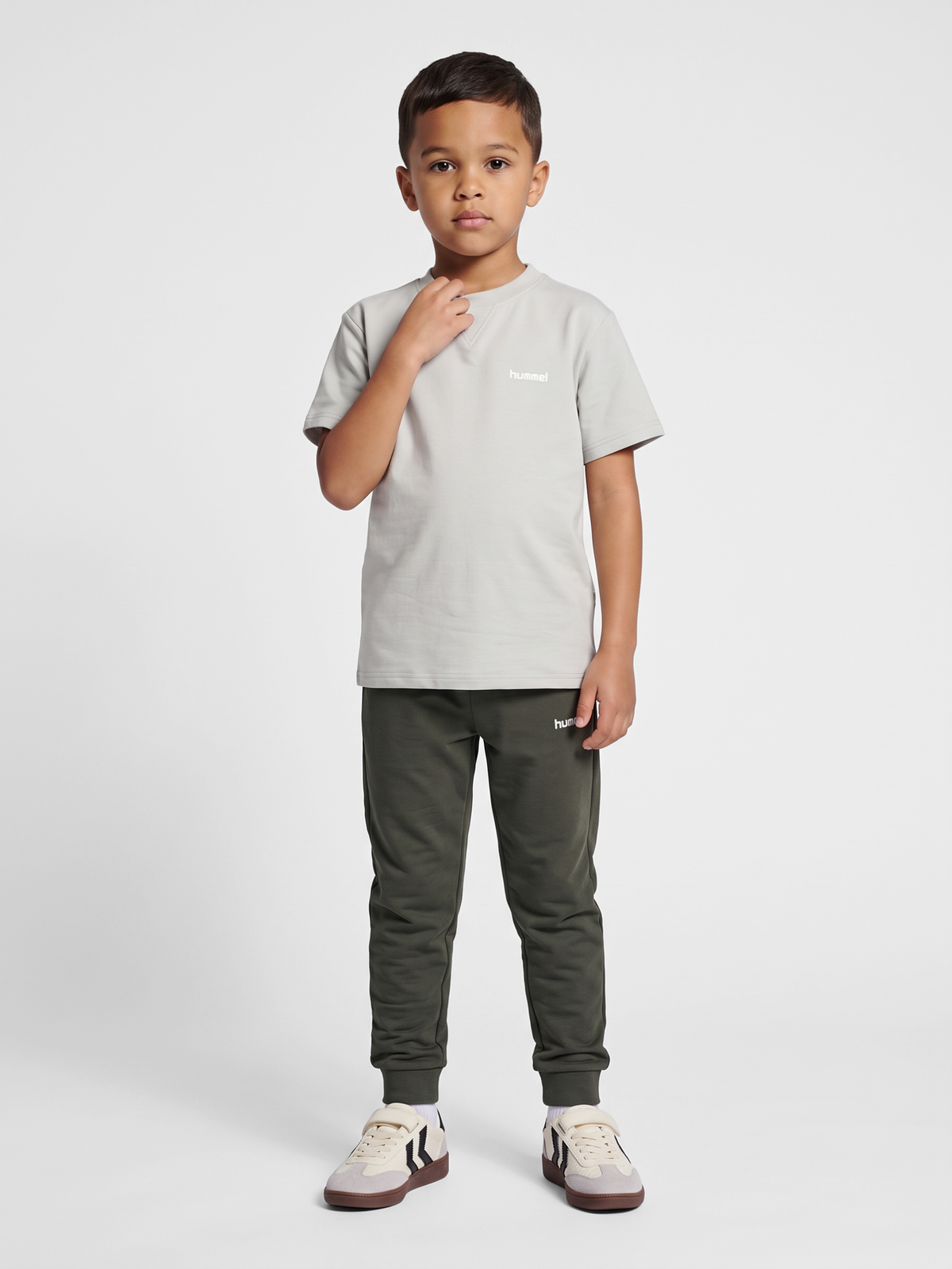 hummel Jr Light Sweat T-shirt S/S Lunar Rock