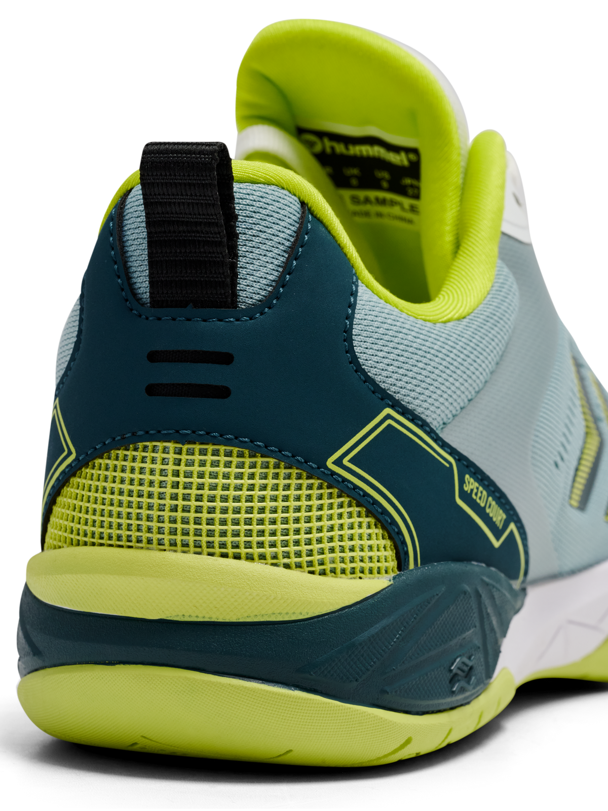 hummel Speed Court White/Green/Yellow