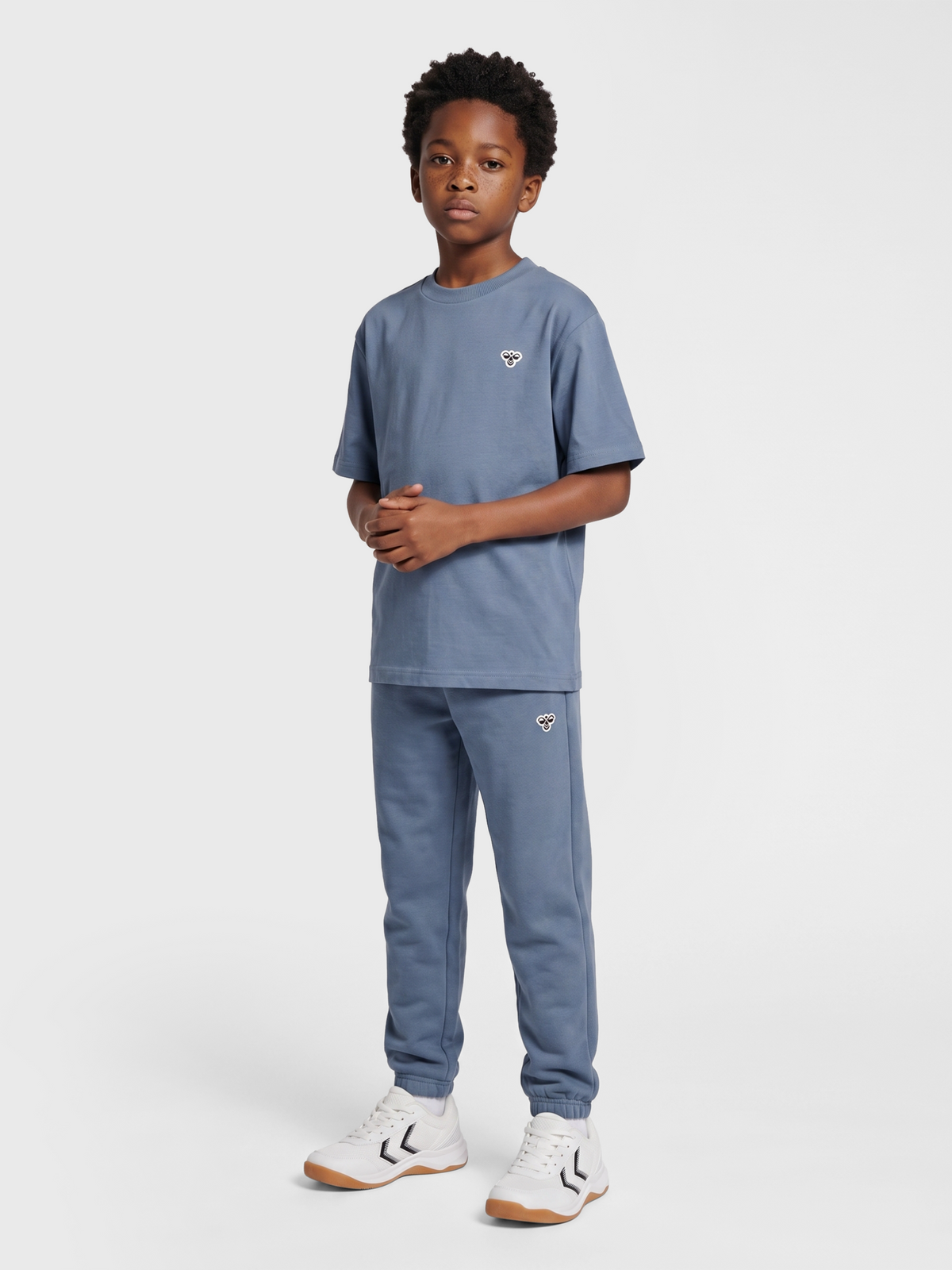 hummel Jr Loose T-shirt S/S Bee Flint Stone