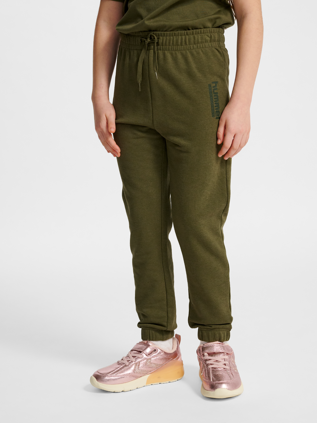 hummel Jr Base Regular Pants Winter Moss