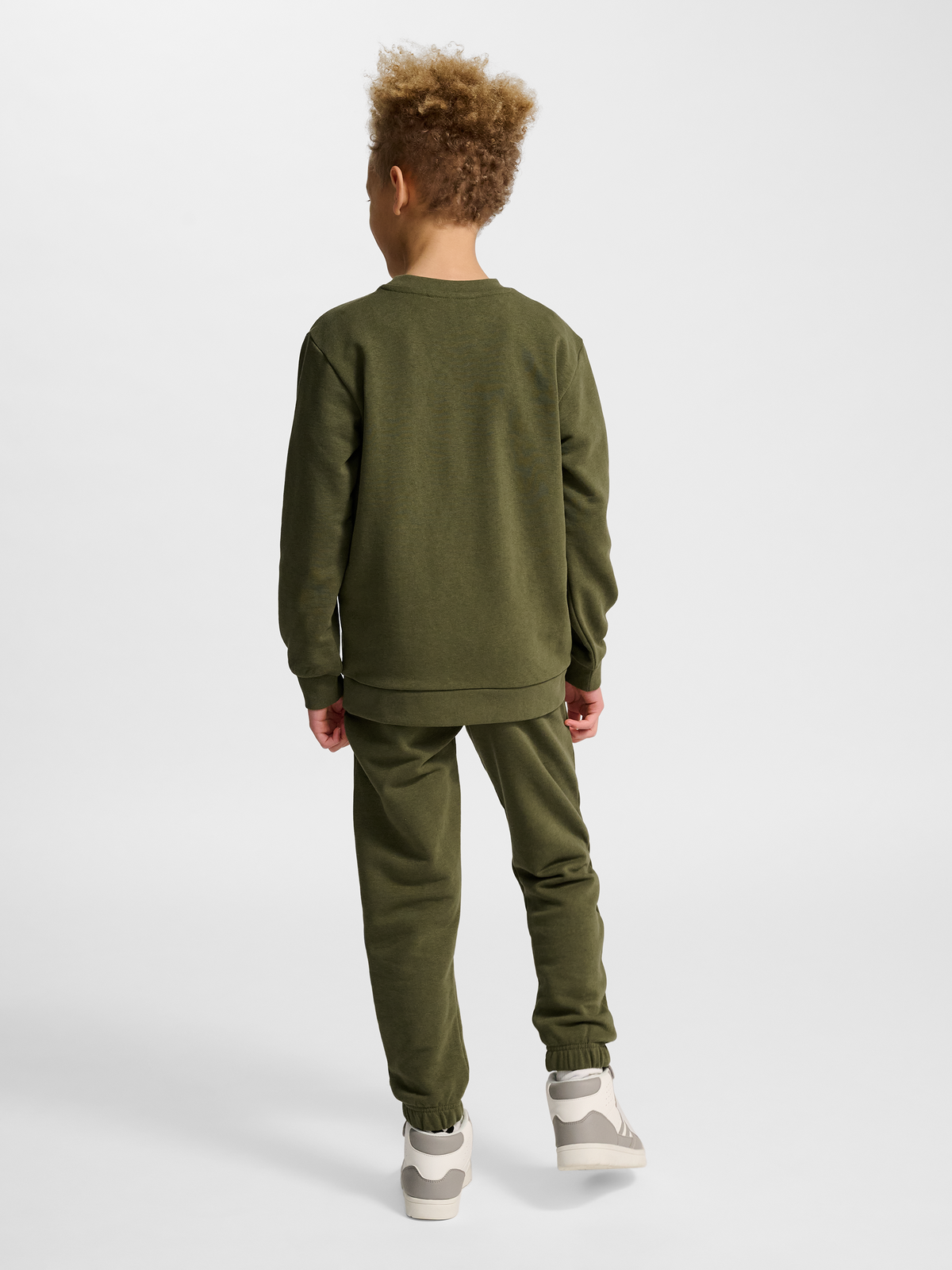 hummel Jr Base Sweat Set Winter Moss