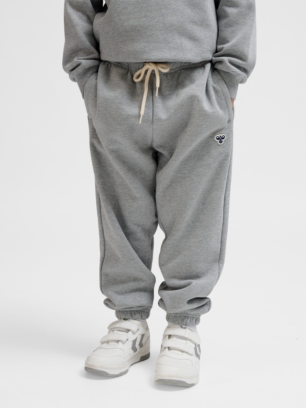 hummel Jr Loose Sweatpants Bee Grey Melange