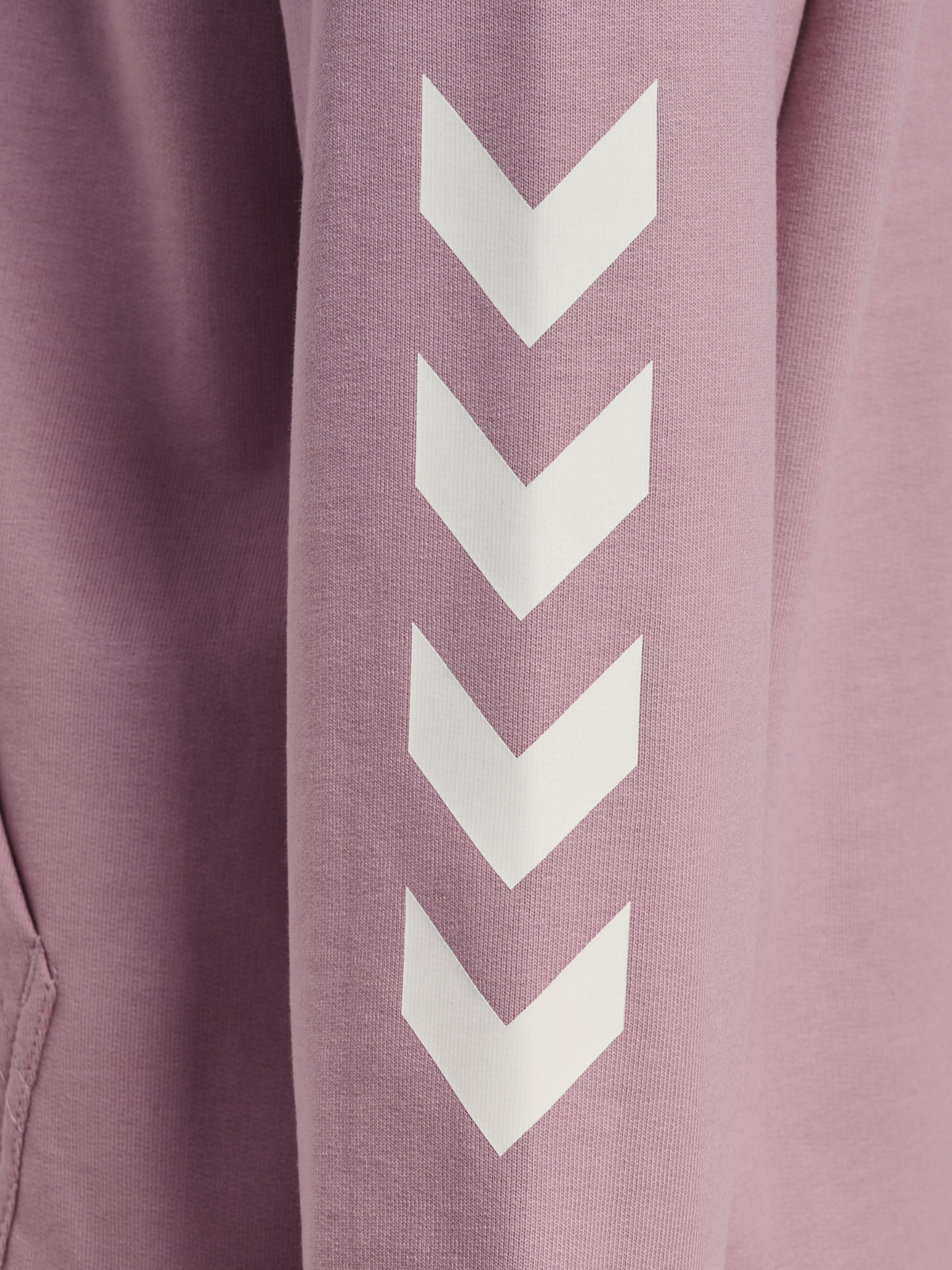 hummel Jr Logo Hoodie Sea Fog