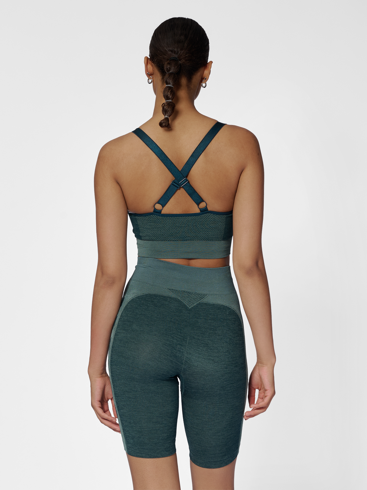 hummel Clea Seamless Sports Top Green Gables/Garden Topiary Me