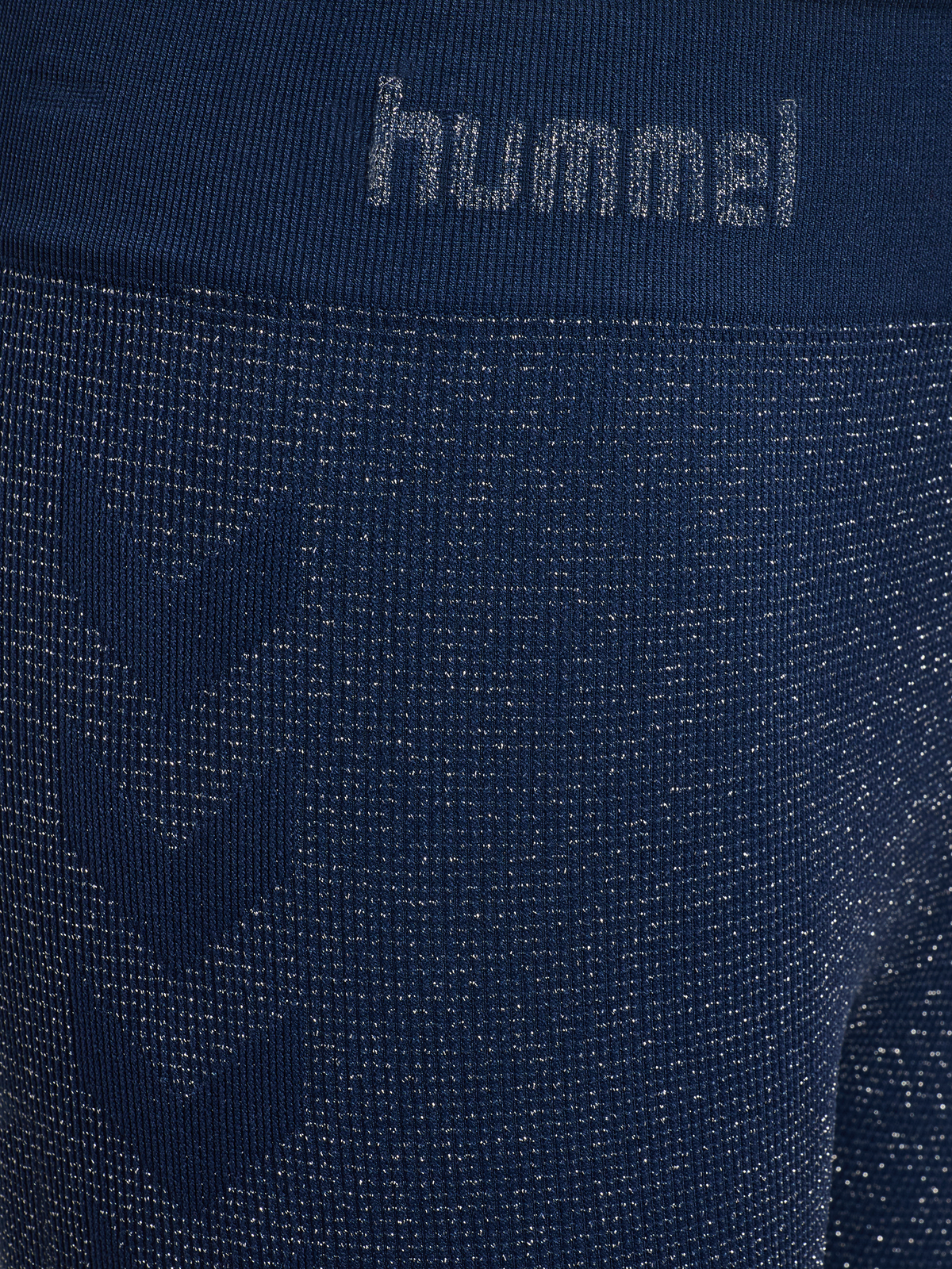 hummel Jr Seamless Glitter Tights Dress Blues