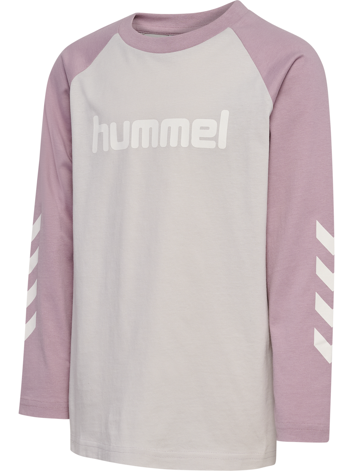 hummel Jr Logo T-shirt L/S Sea Fog