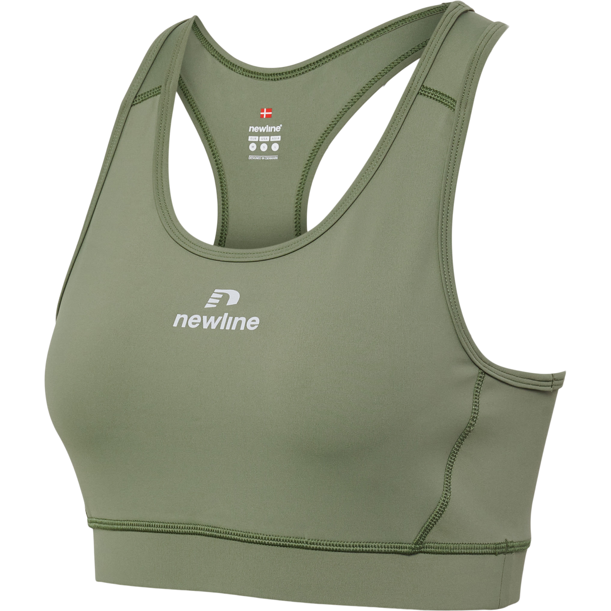 Newline Beat Bra Deep Lichen Green