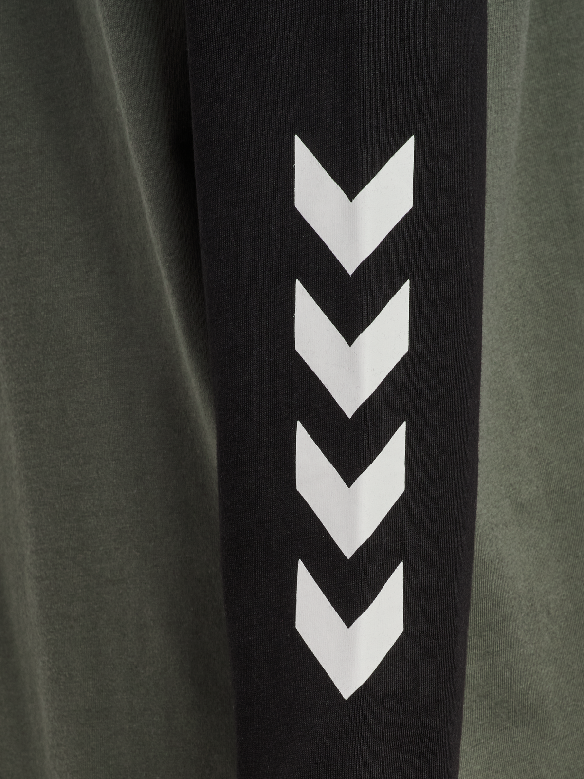 hummel Jr Logo T-shirt L/S Castor Gray