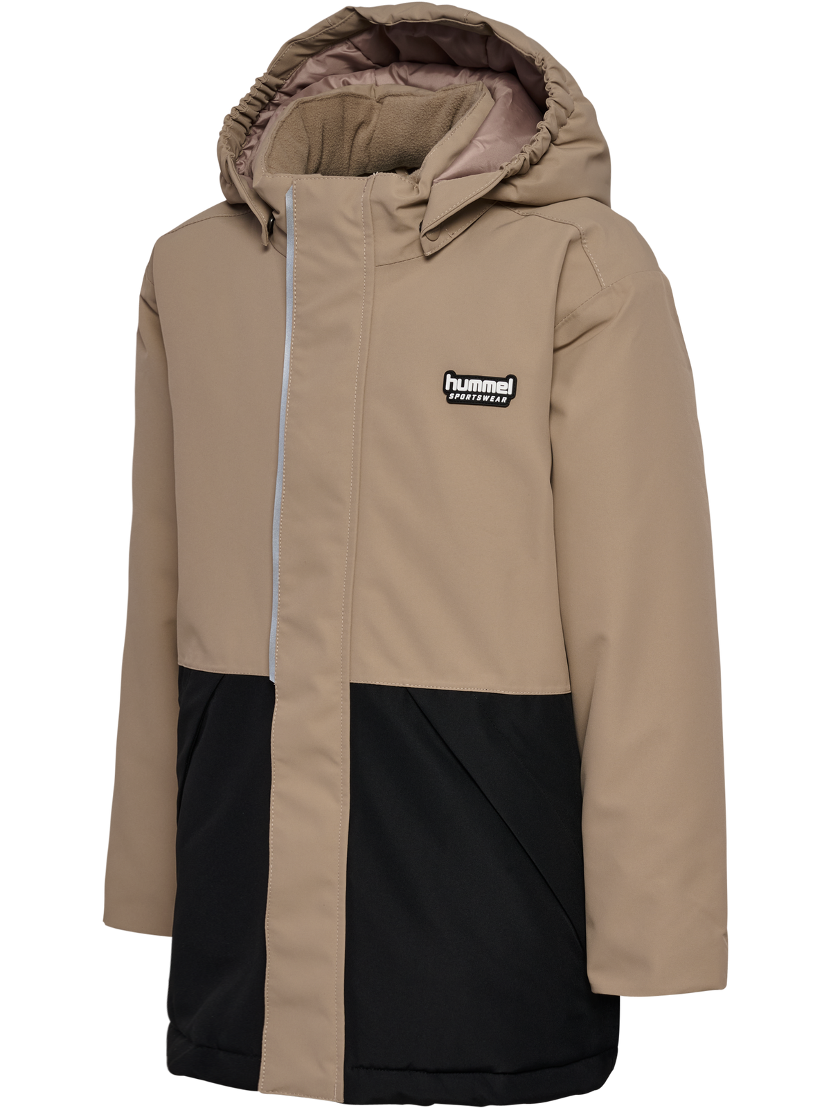hummel Jr Snow Jacket Wp 10K Silver Mink/Black