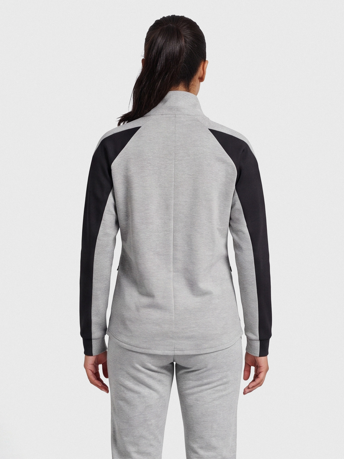 hummel Essi Zip Jacket Grey Melange