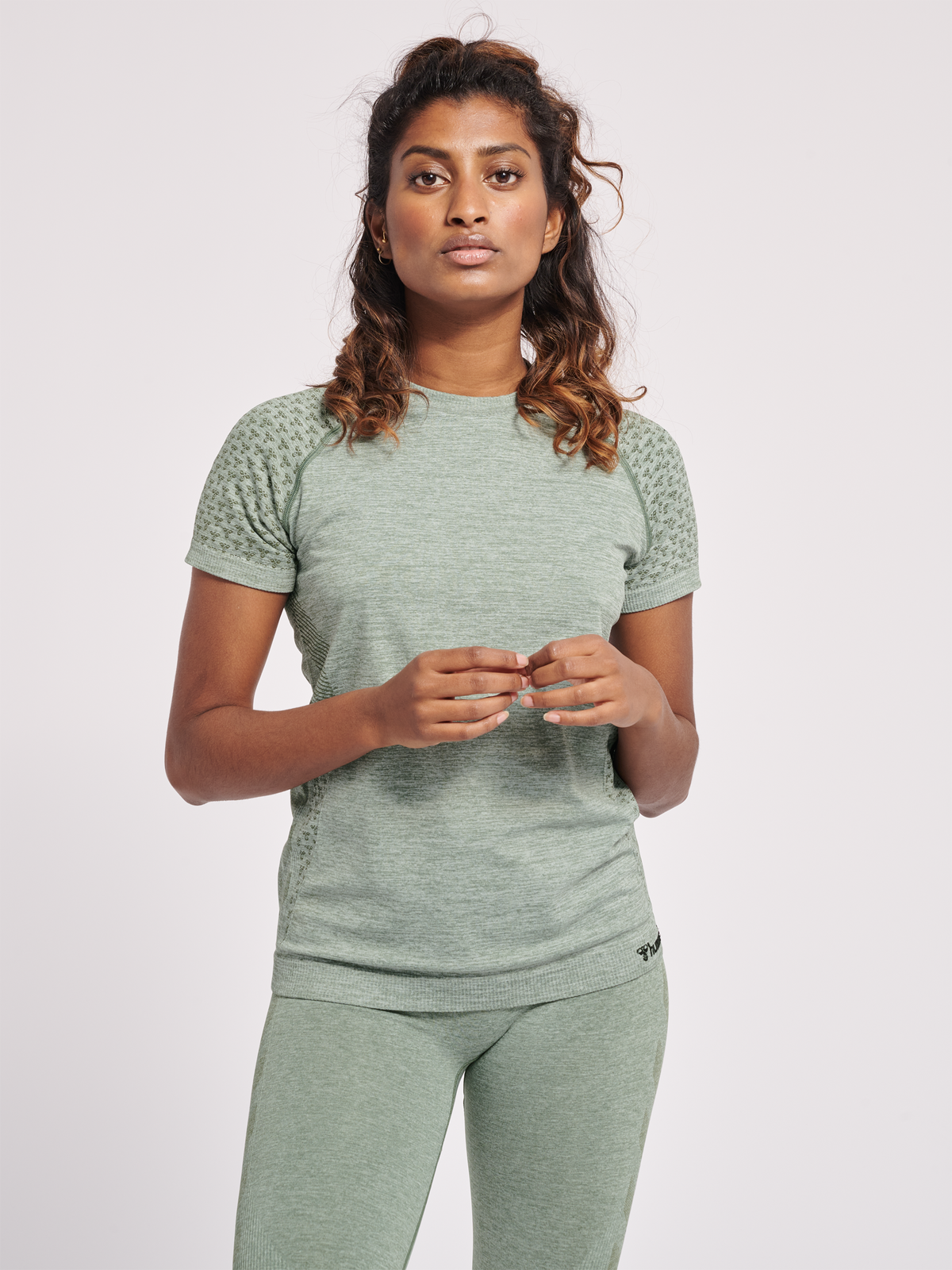 hummel Ci Seamless T-shirt Lily Pad Melange
