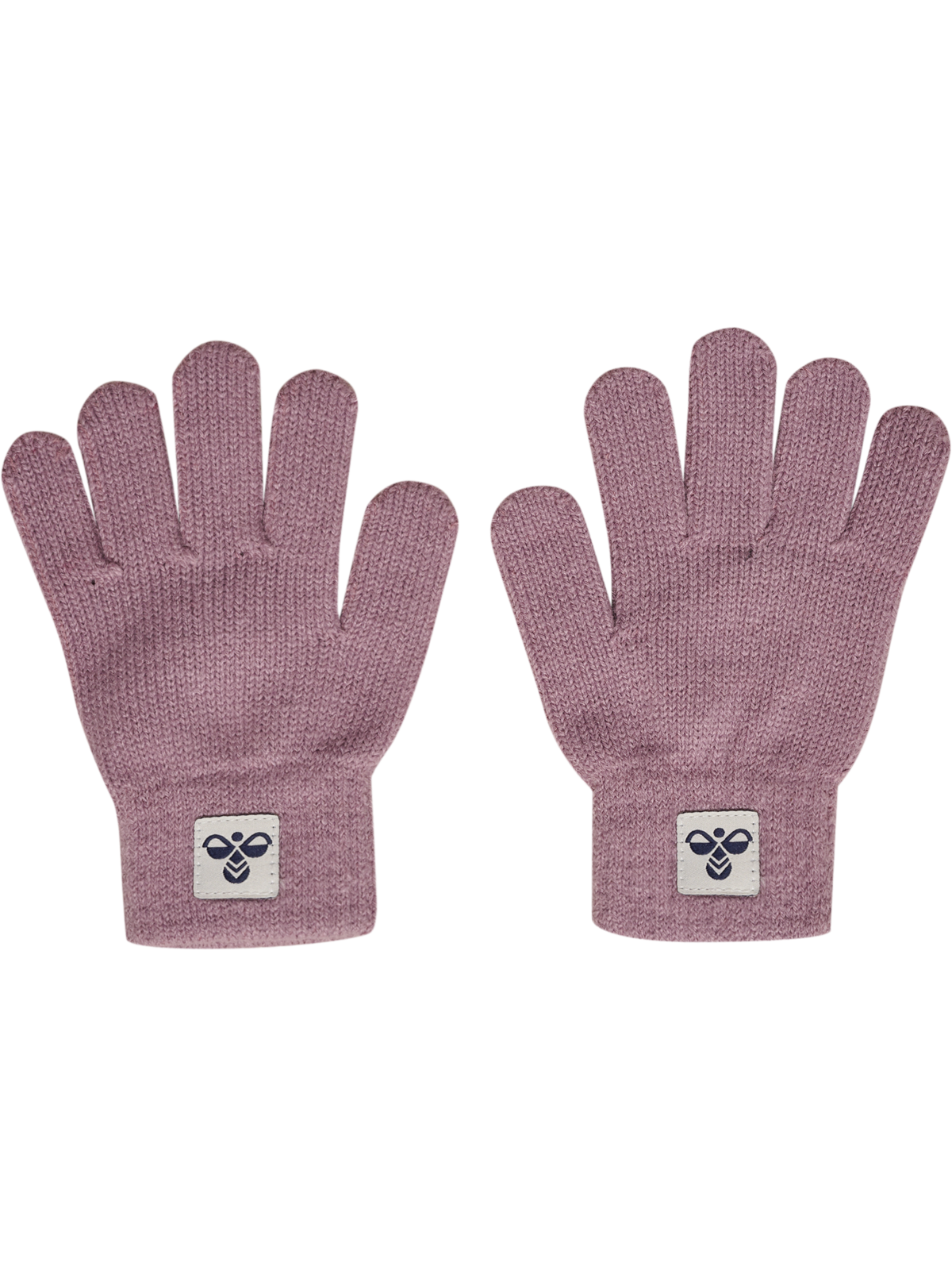 hummel Jr Knit Gloves 2-PACK Sea Fog