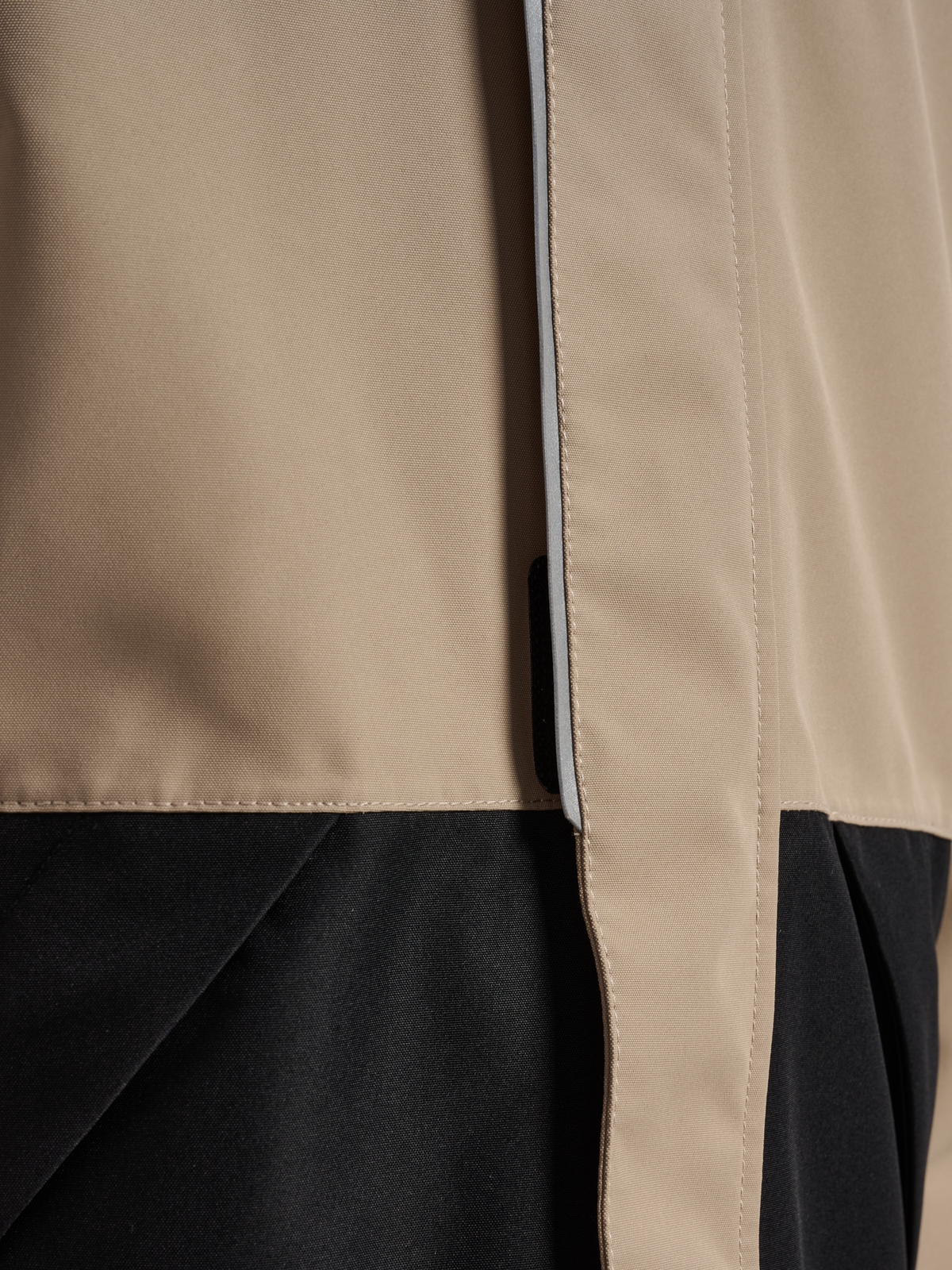 hummel Jr Snow Jacket Wp 10K Silver Mink/Black