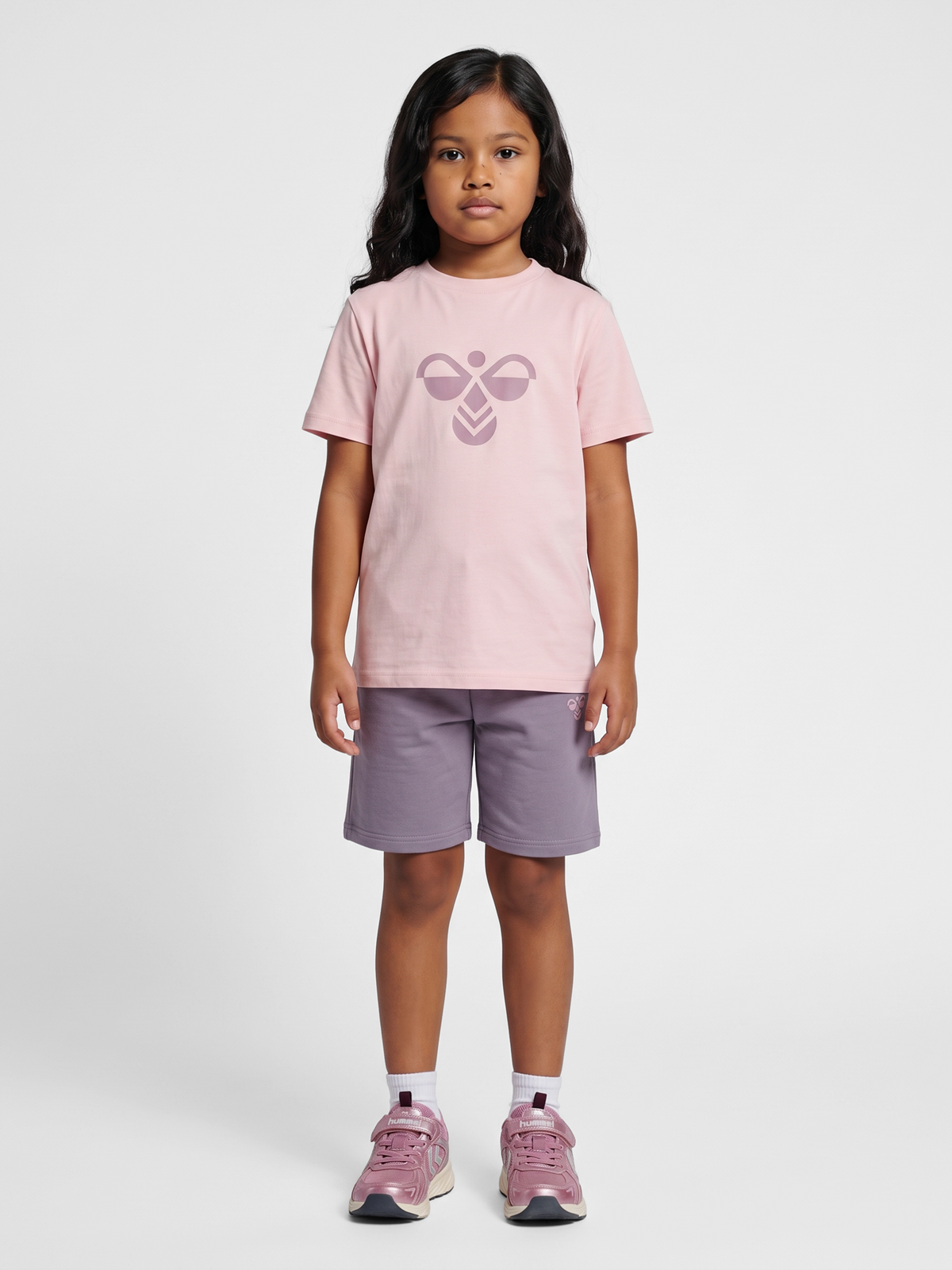 hummel Jr Reg Tukas T-shirt S/S Pale Lilac
