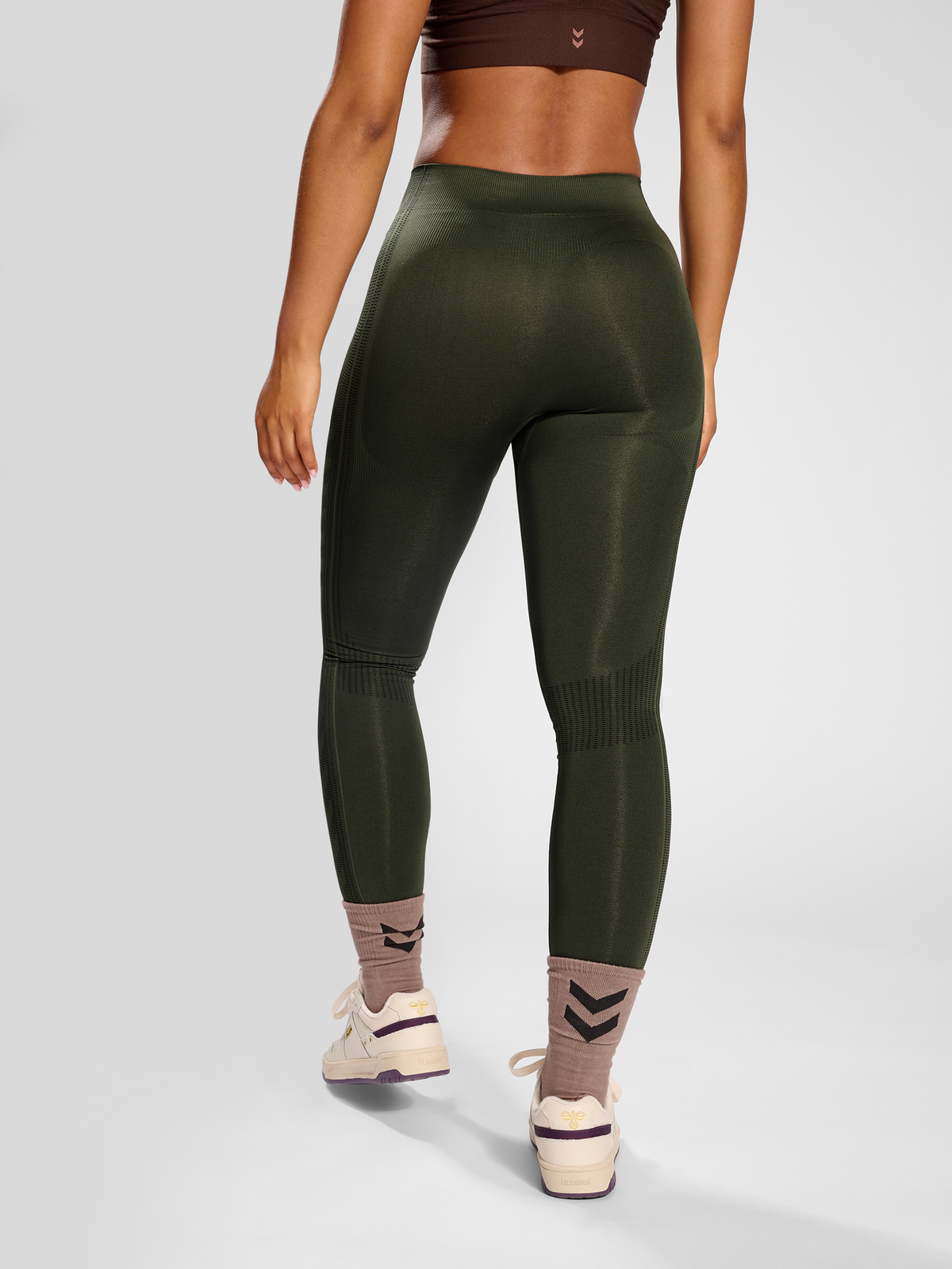 hummel Mt Shaping Seamless MW Tights Climbing Ivy