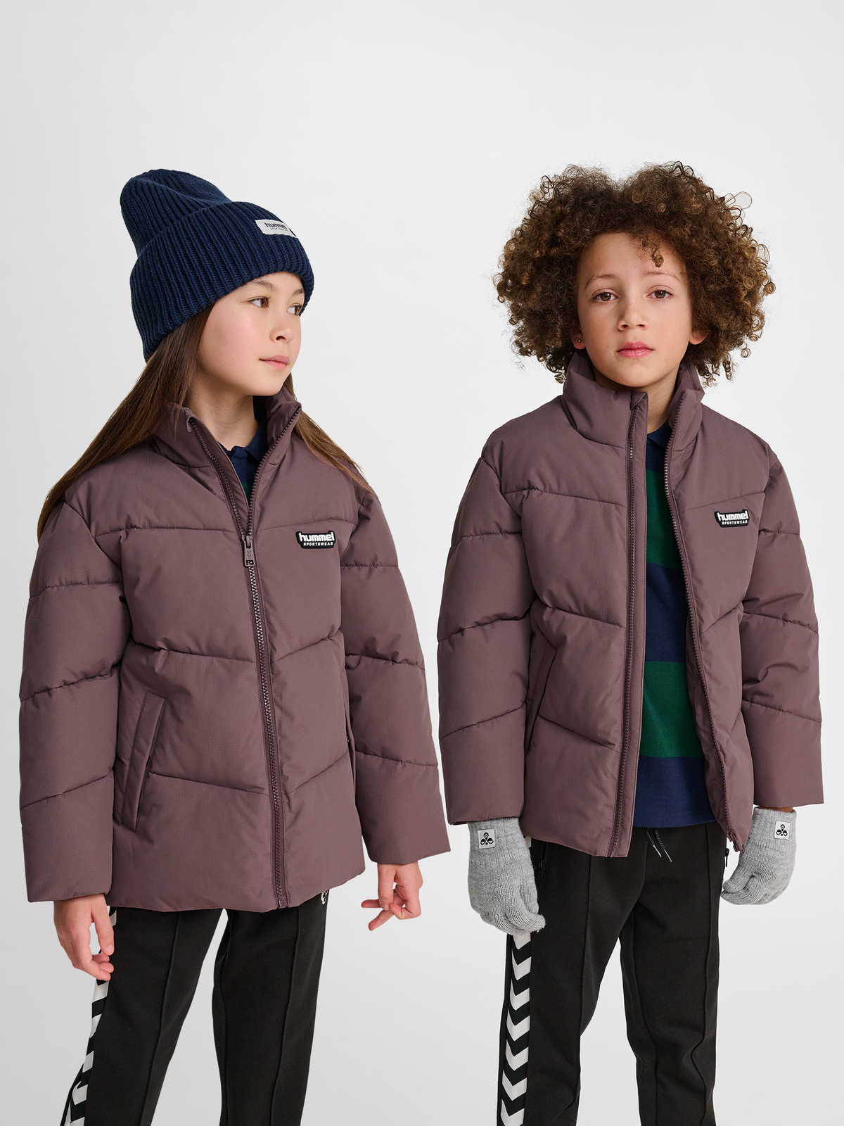 hummel Jr Puffer Jacket Peppercorn