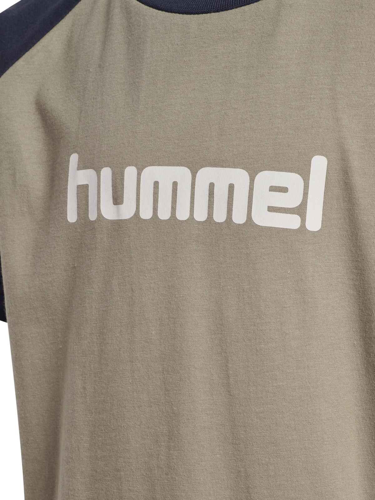 hummel Jr Logo T-shirt S/S Vintage Khaki